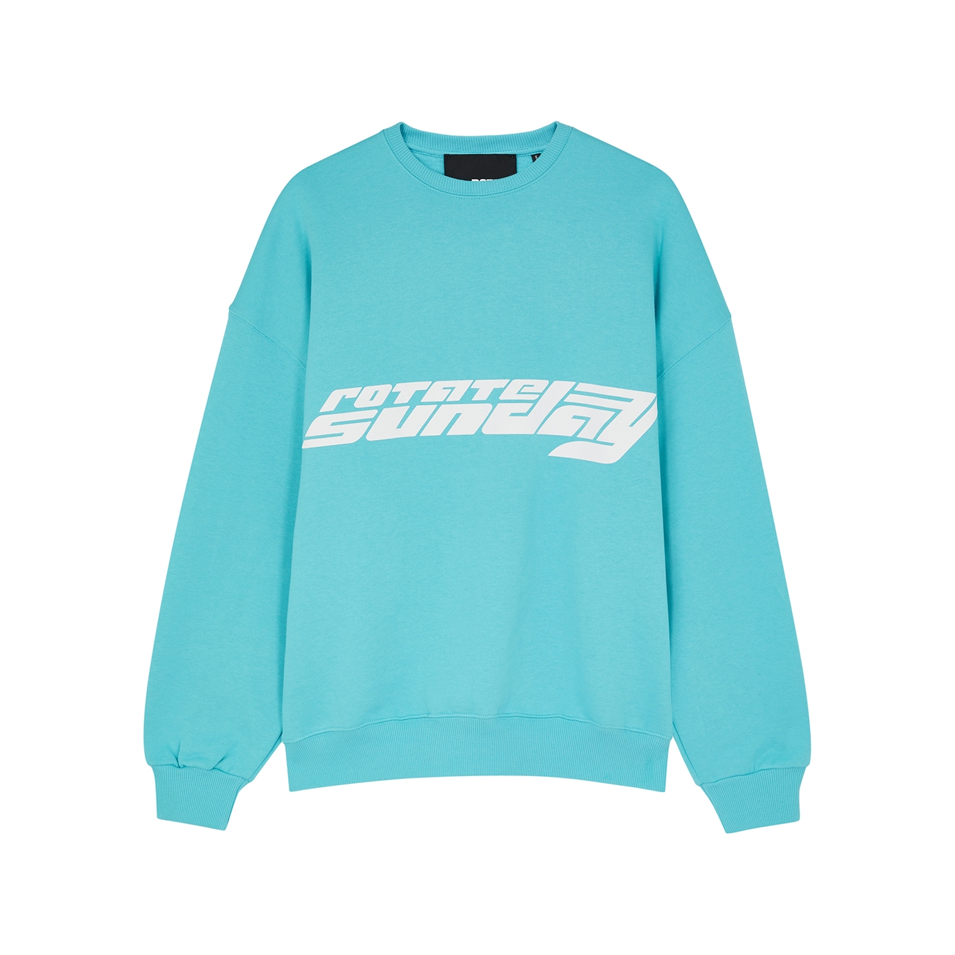Rotate Sunday Logo-print Cotton Sweatshirt - Blue - L