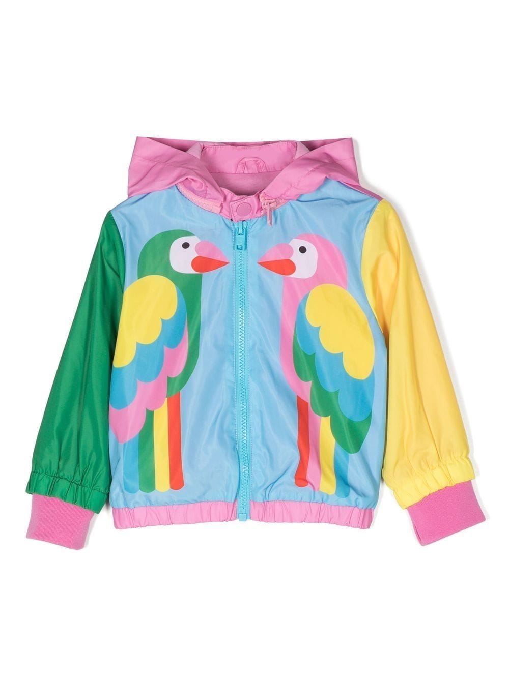 Stella Mc Cartney Kids long-sleeve animal-print jacket