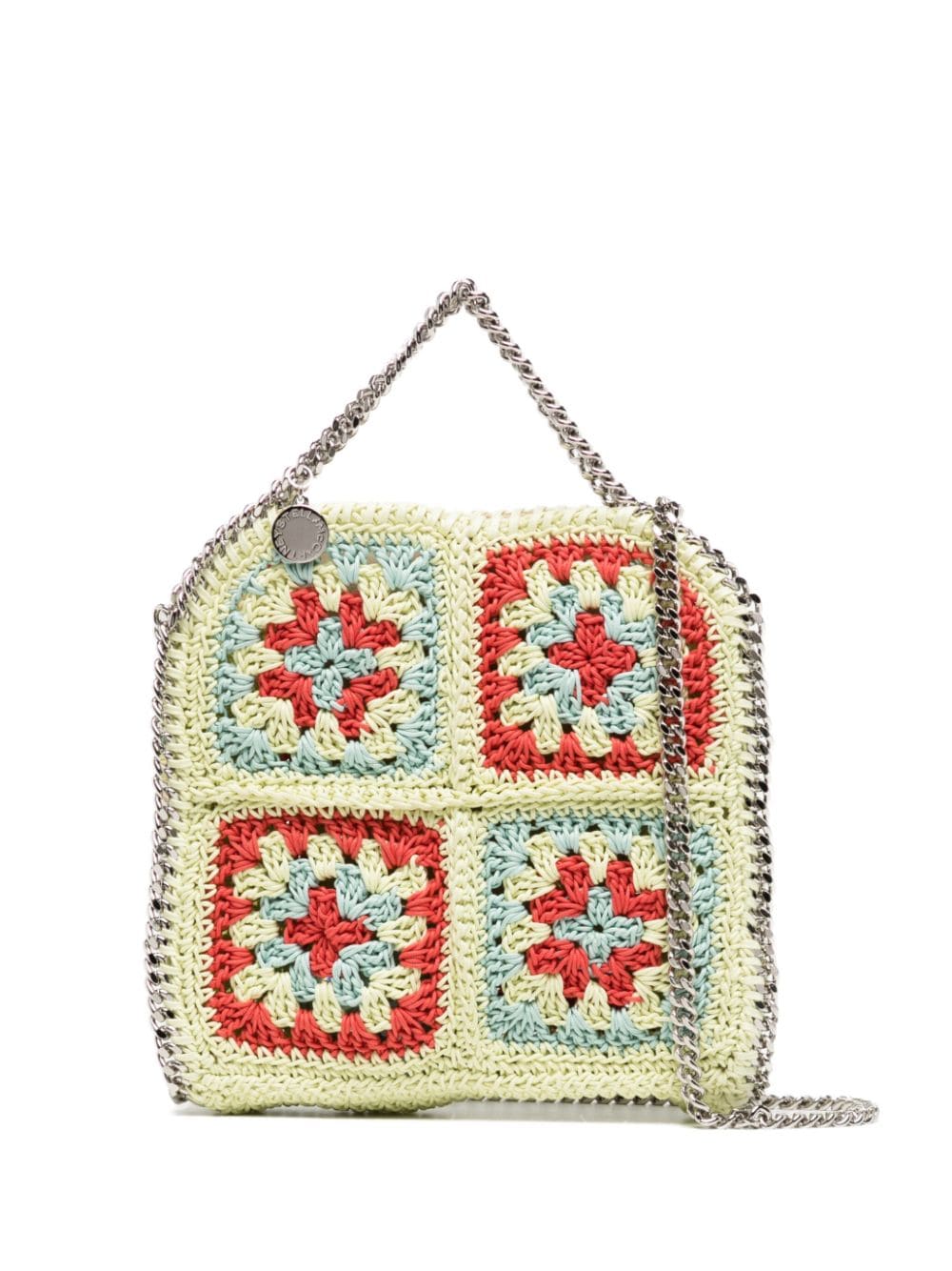 Stella McCartney Falabella crochet shoulder bag - Green
