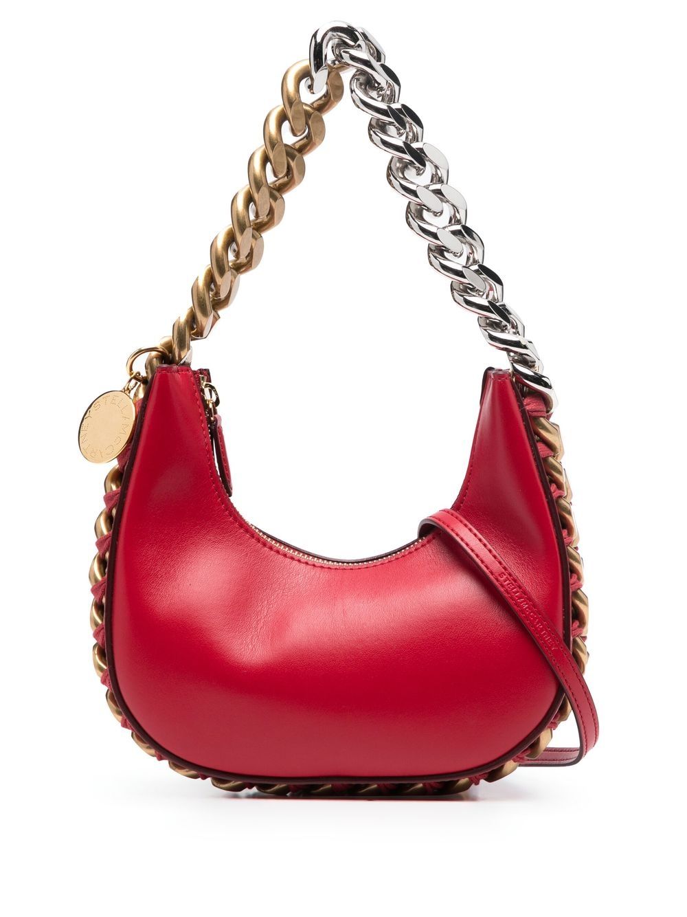 Stella McCartney Frayme small shoulder bag - Red