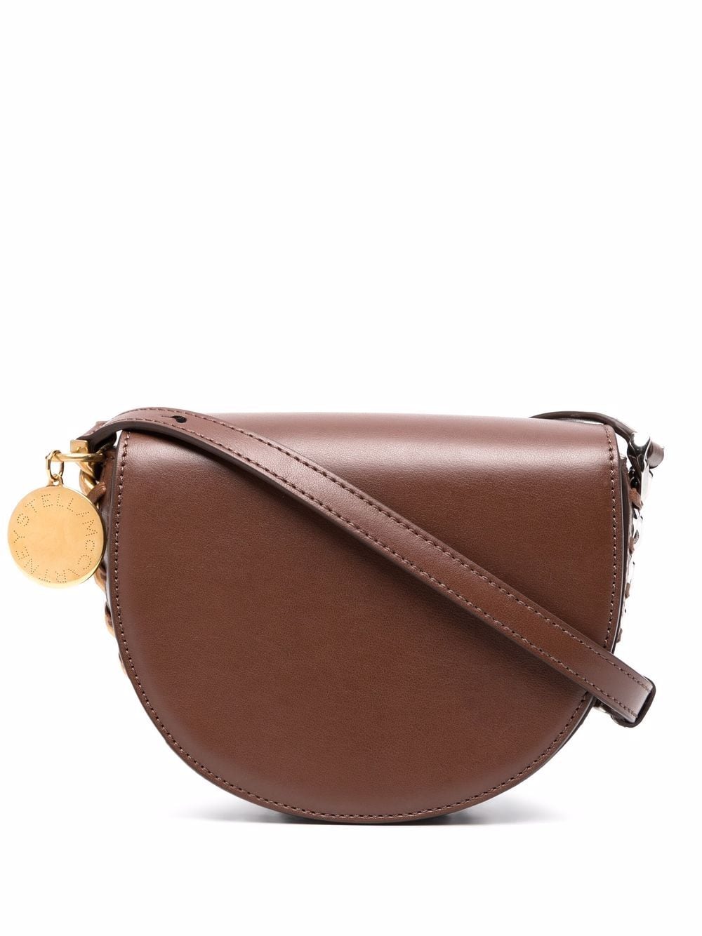 Stella McCartney chain-link detail shoulder bag - Brown