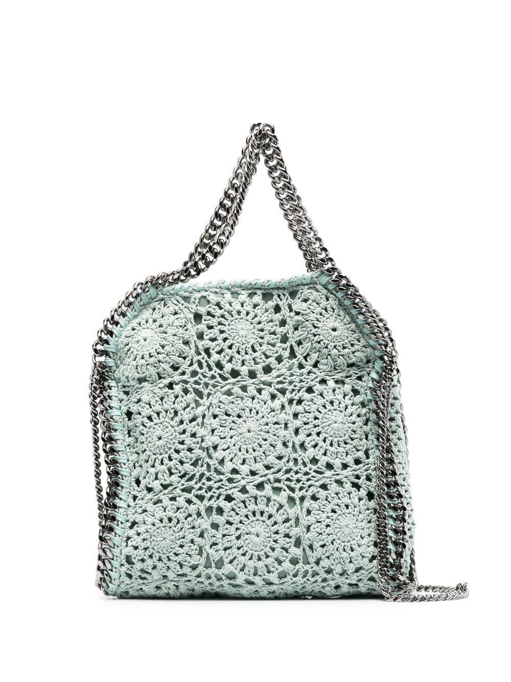 Stella McCartney crochet-detail tote bag - Green