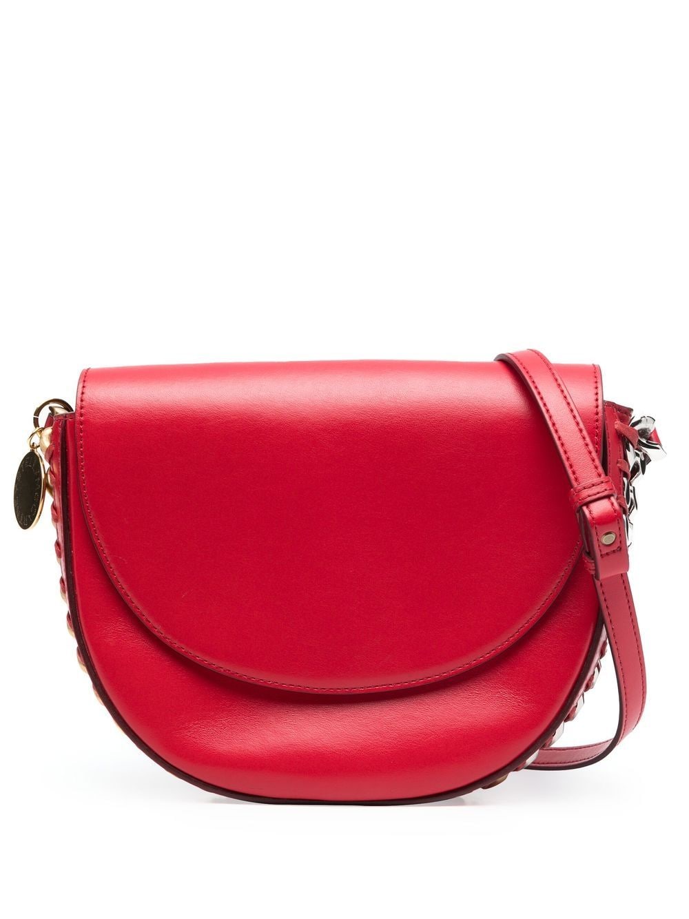 Stella McCartney medium Frayme flap shoulder bag - Red