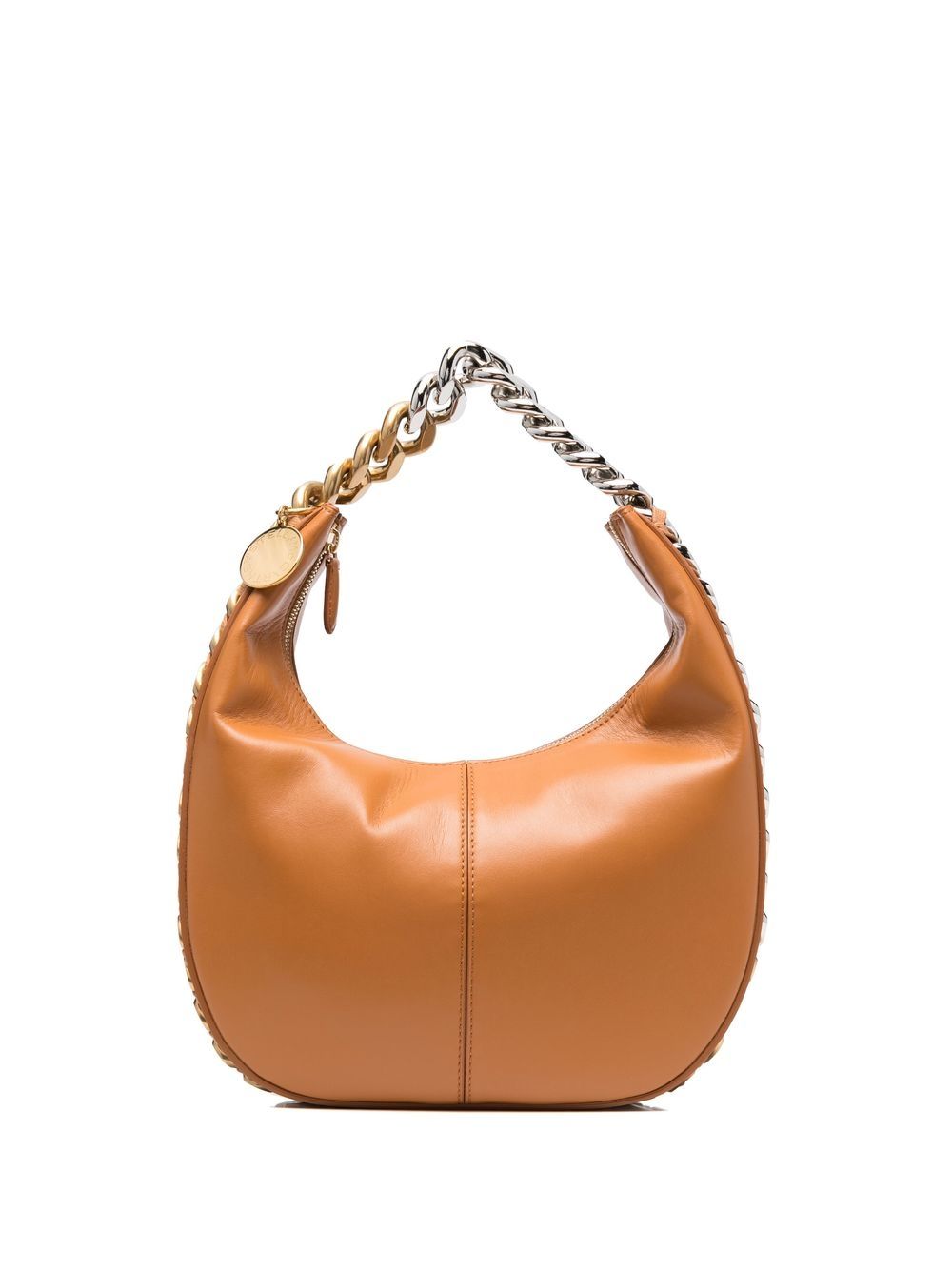 Stella McCartney small Frayme zipped shoulder bag - Brown