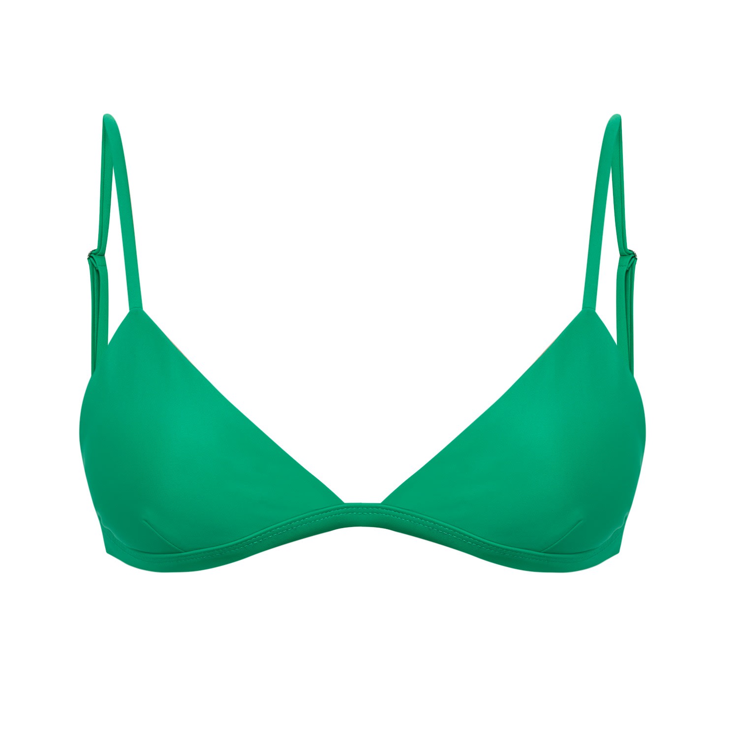 Women's Ally Bikini Top With Adjustable Straps - Emerald Green Extra Small MIGA Swimwear
