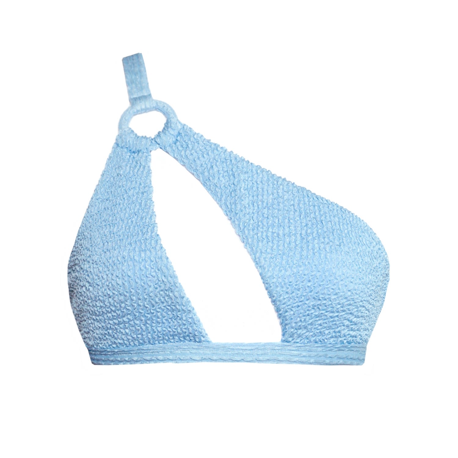 Women's Amalfi Asymmetric Bikini - Blue Small LEONESSA Lingerie