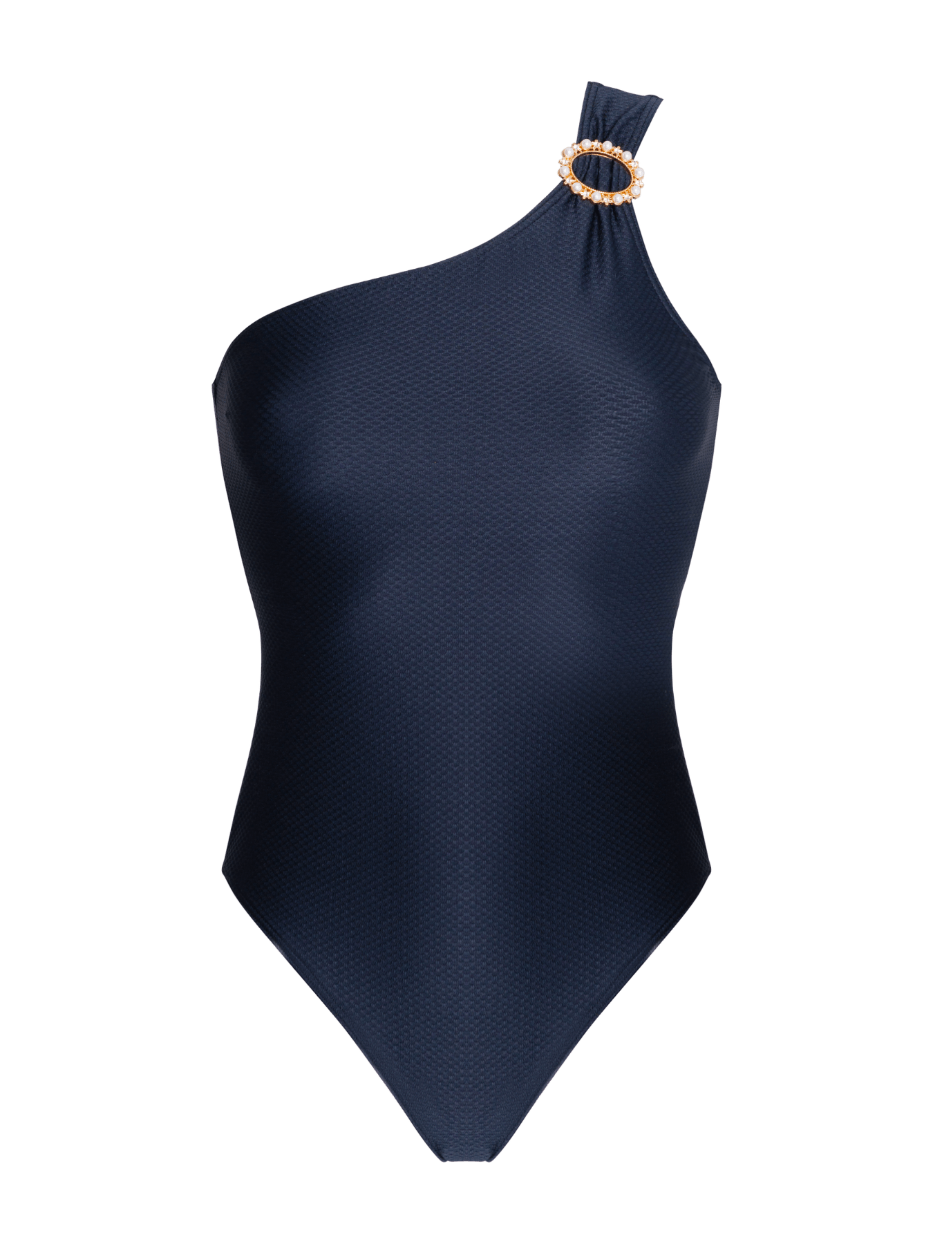 Women's Black Aphrodite Asymmetric Swimsuit Extra Small BonBon Lingerie