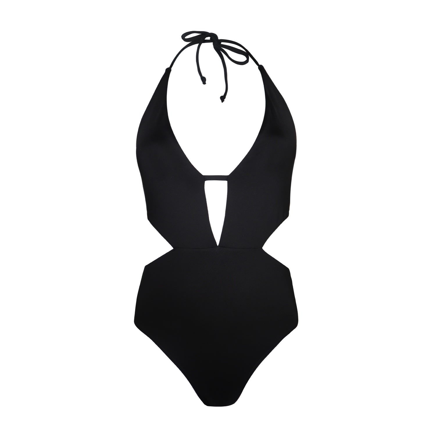 Women's Black Cut Out One Piece Extra Small AquaJelly
