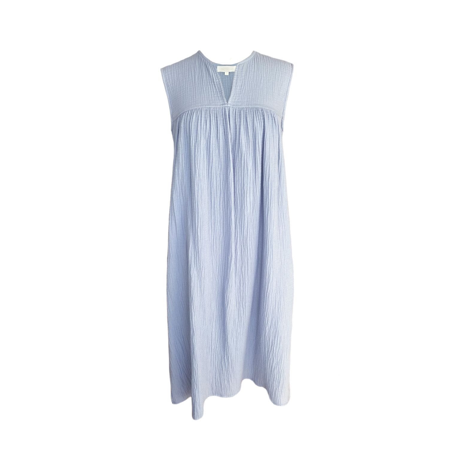 Women's Blue Periwinkle Parker Gauze Dress One Size Stacia