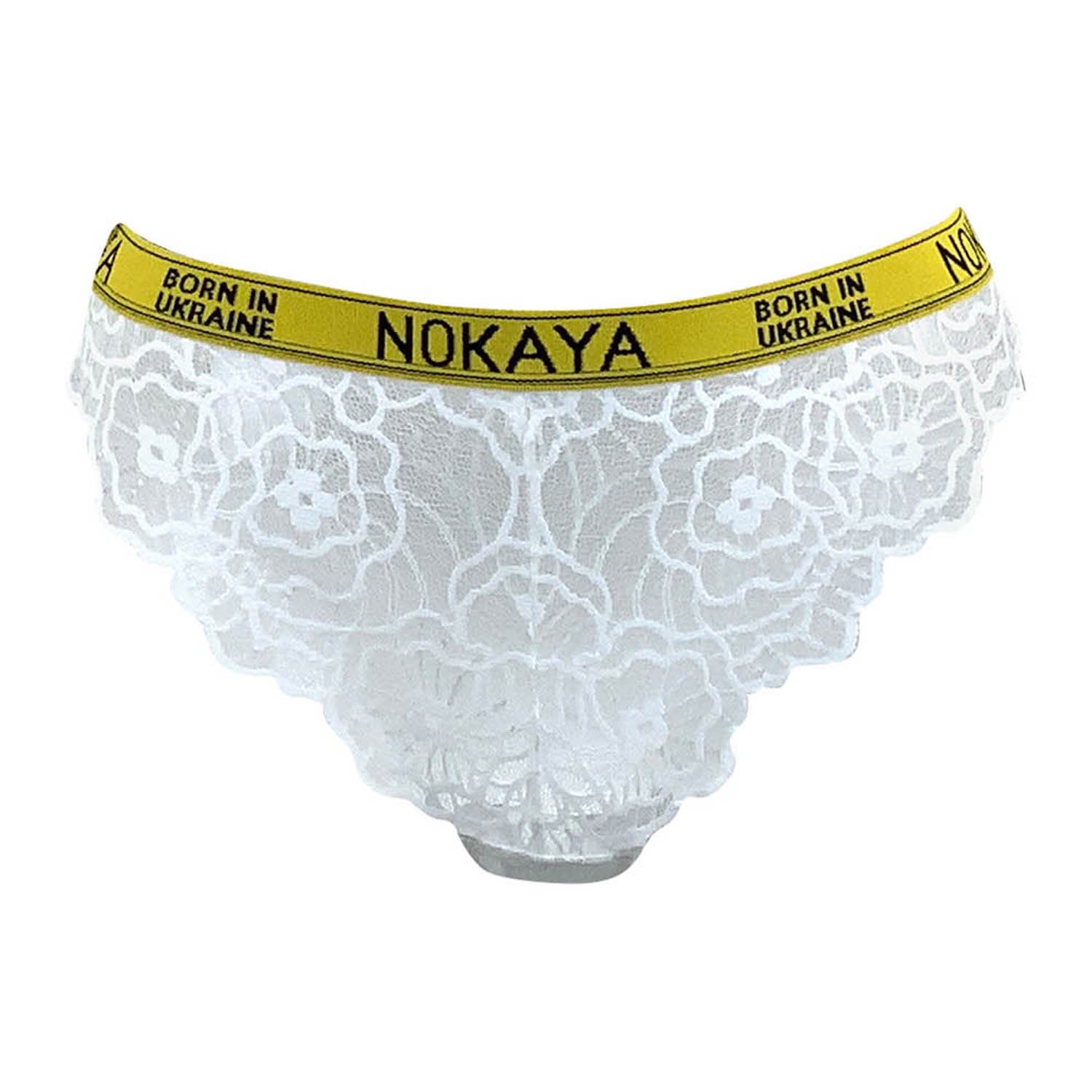 Women's Born In Ukraine Bikini - White Small Nokaya