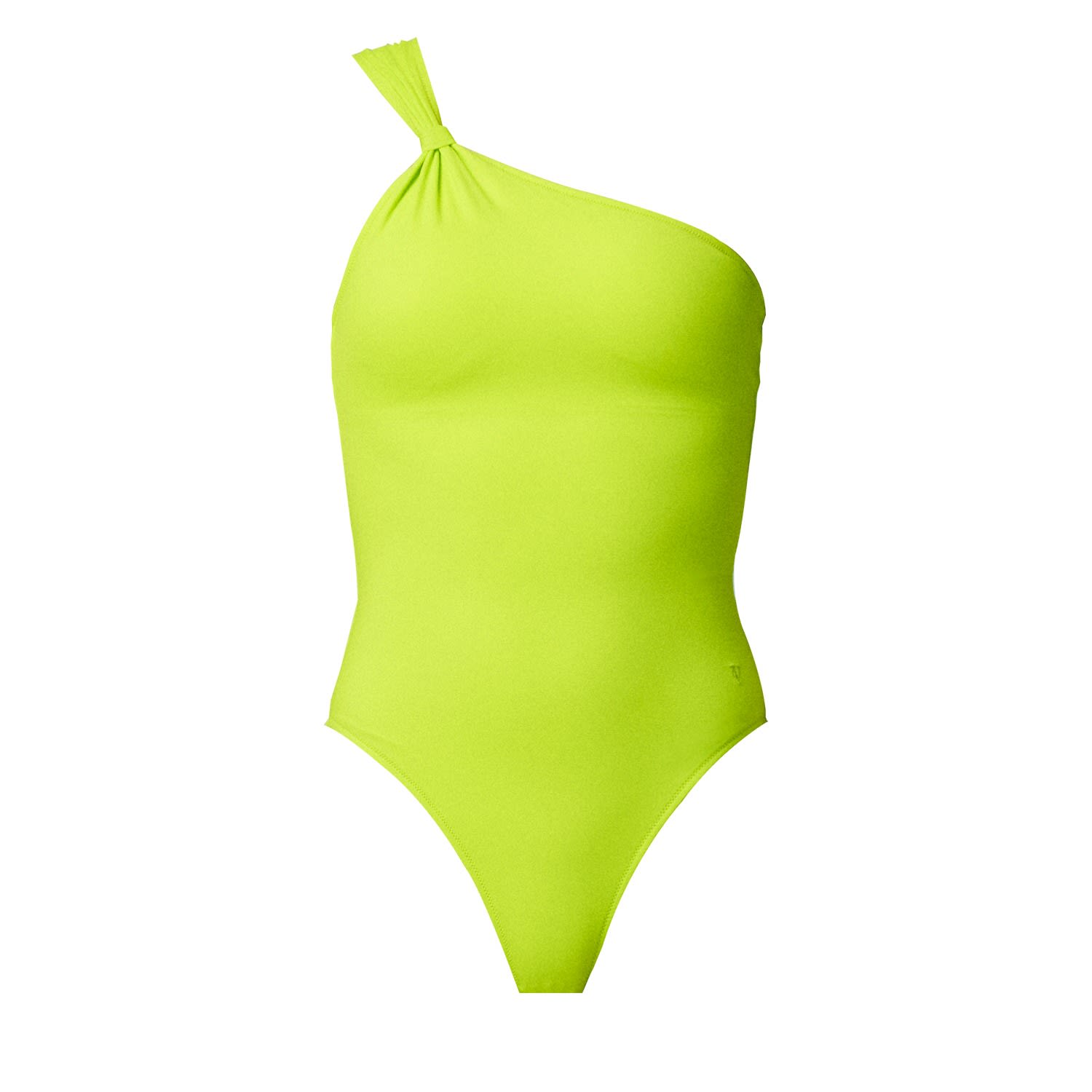 Women's Cote D'azur Swimsuit In Neon Lime Extra Small Charlott Vasberg