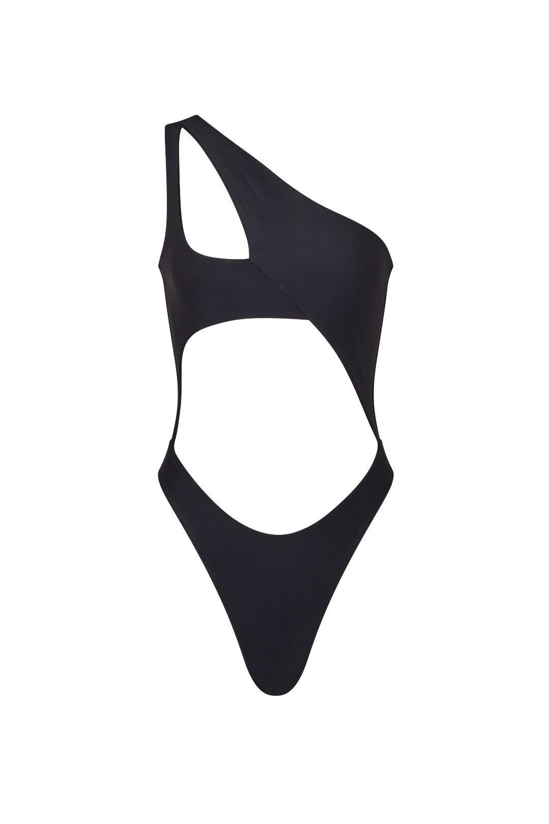 Women's Darn Black Cutout Swimsuit Small SAGESWM