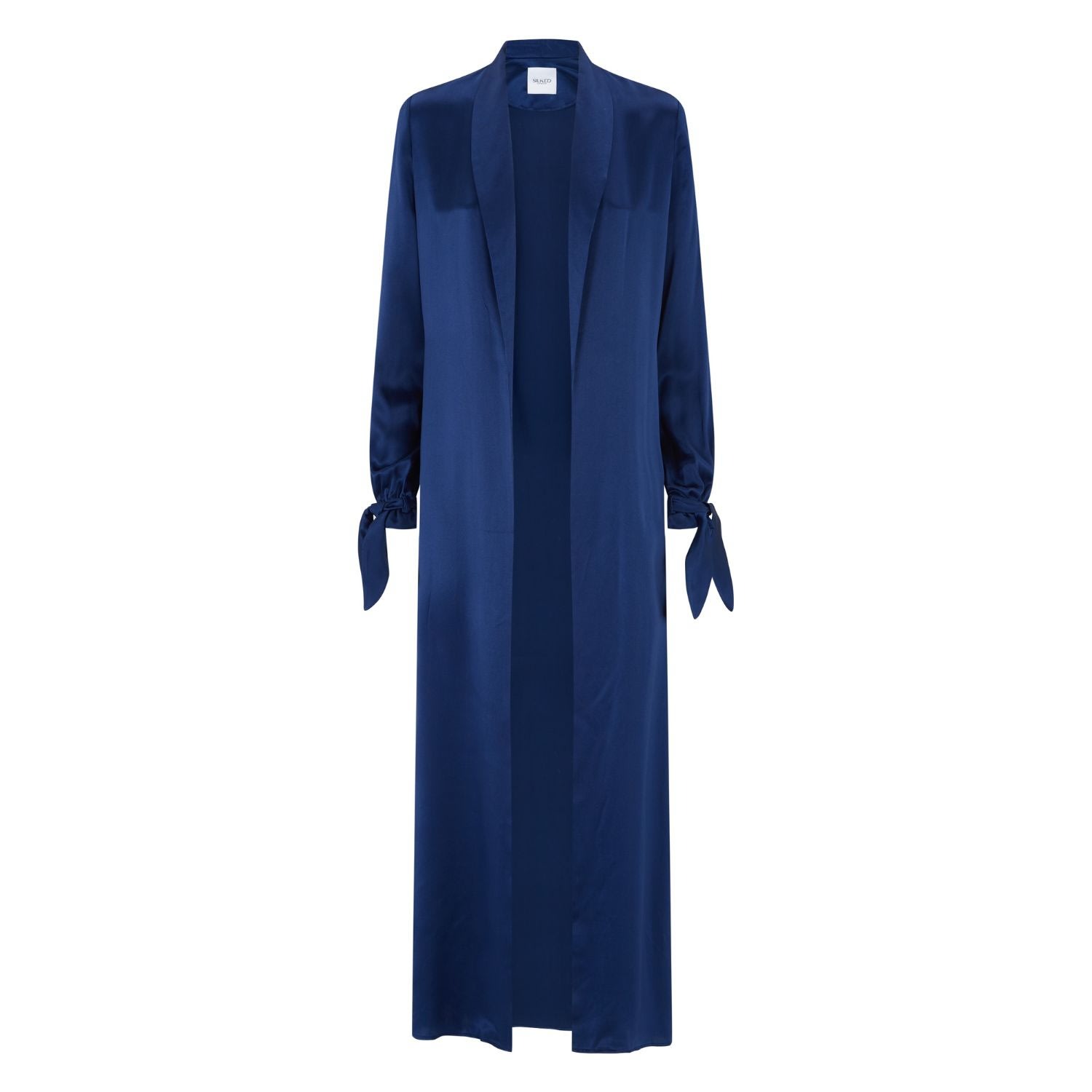 Women's Duster Coat - Blue Xxs SILKED London
