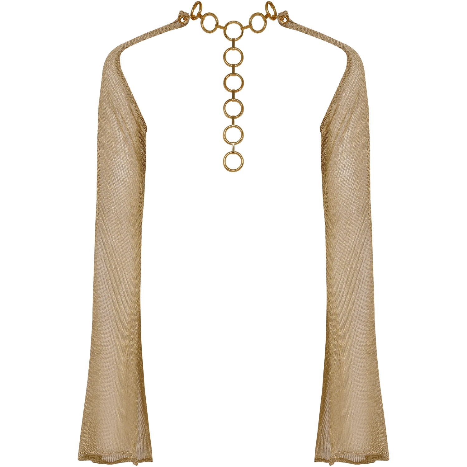 Women's Ebele Sleeves With Elegant Chocker Necklace In Gold Xs/S ANTONINIAS