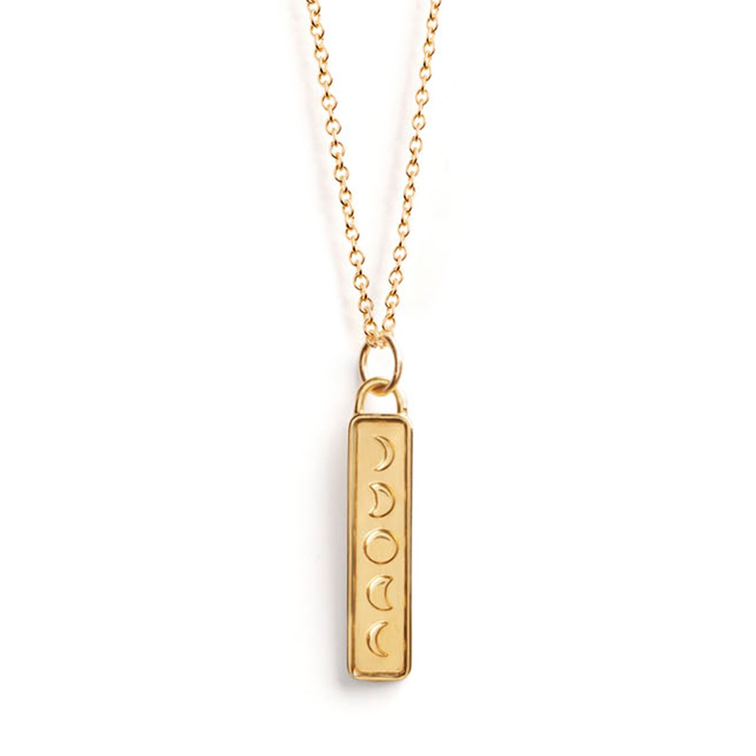Women's Gold Aqua Pendant Necklace Wanderlust Life