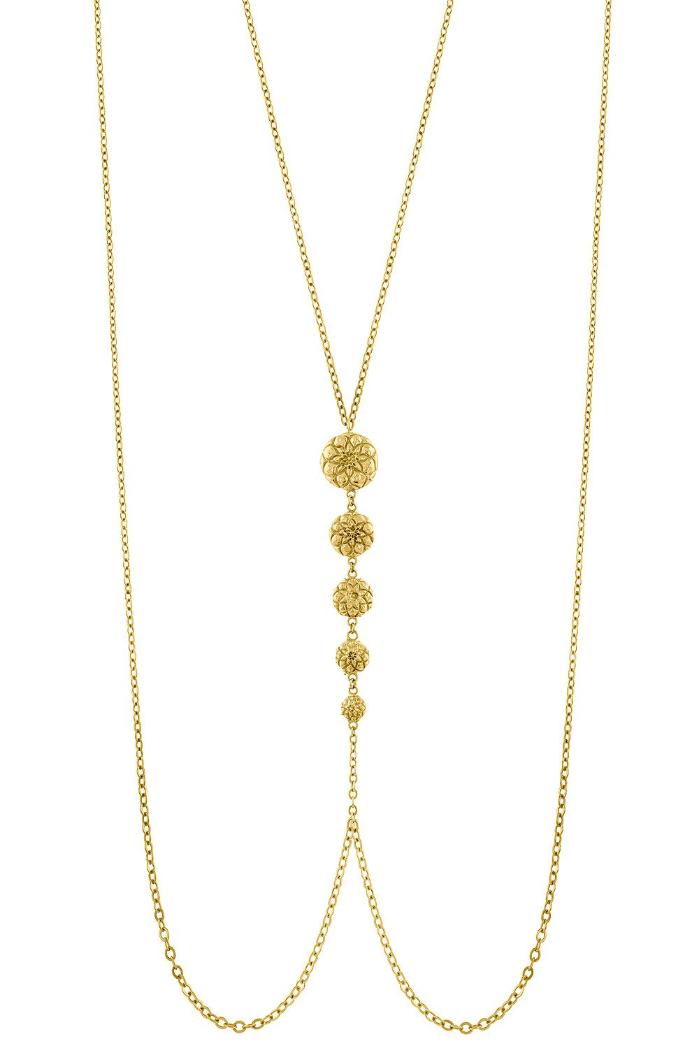 Women's Gold Body Chain 5 Peyotes Nuivare Sophie Simone Designs