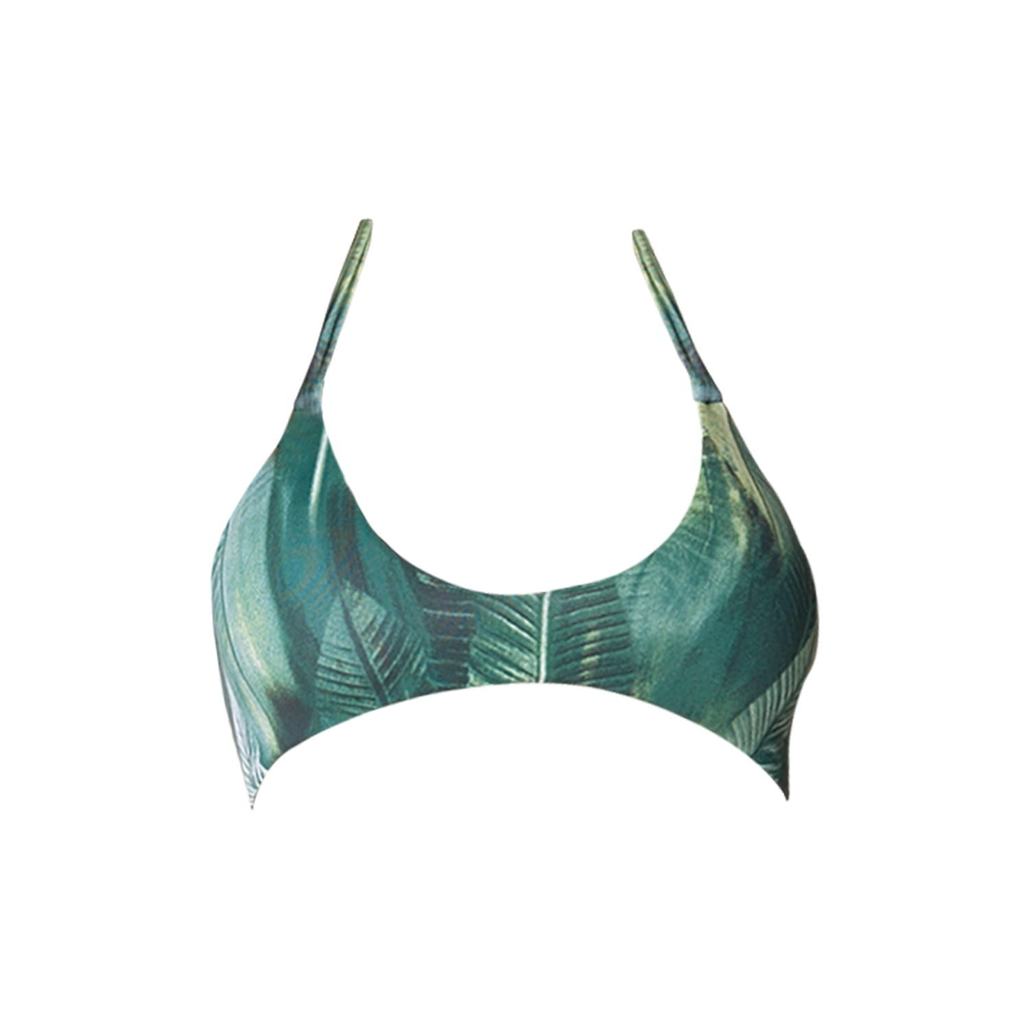 Women's Green Nina Top In Palm Extra Small Lybethras
