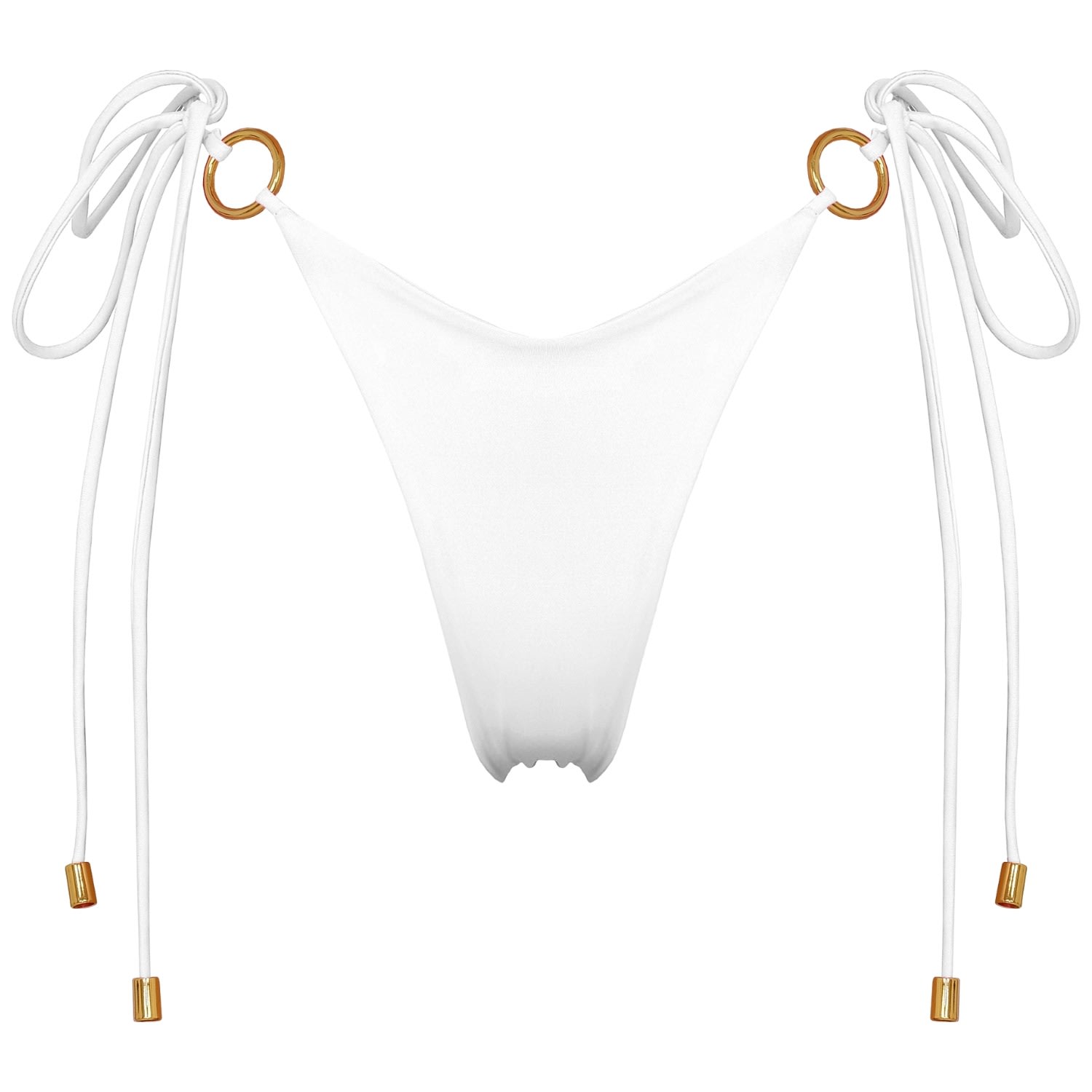 Women's Henoria Bikini Bottom In White Extra Small ANTONINIAS
