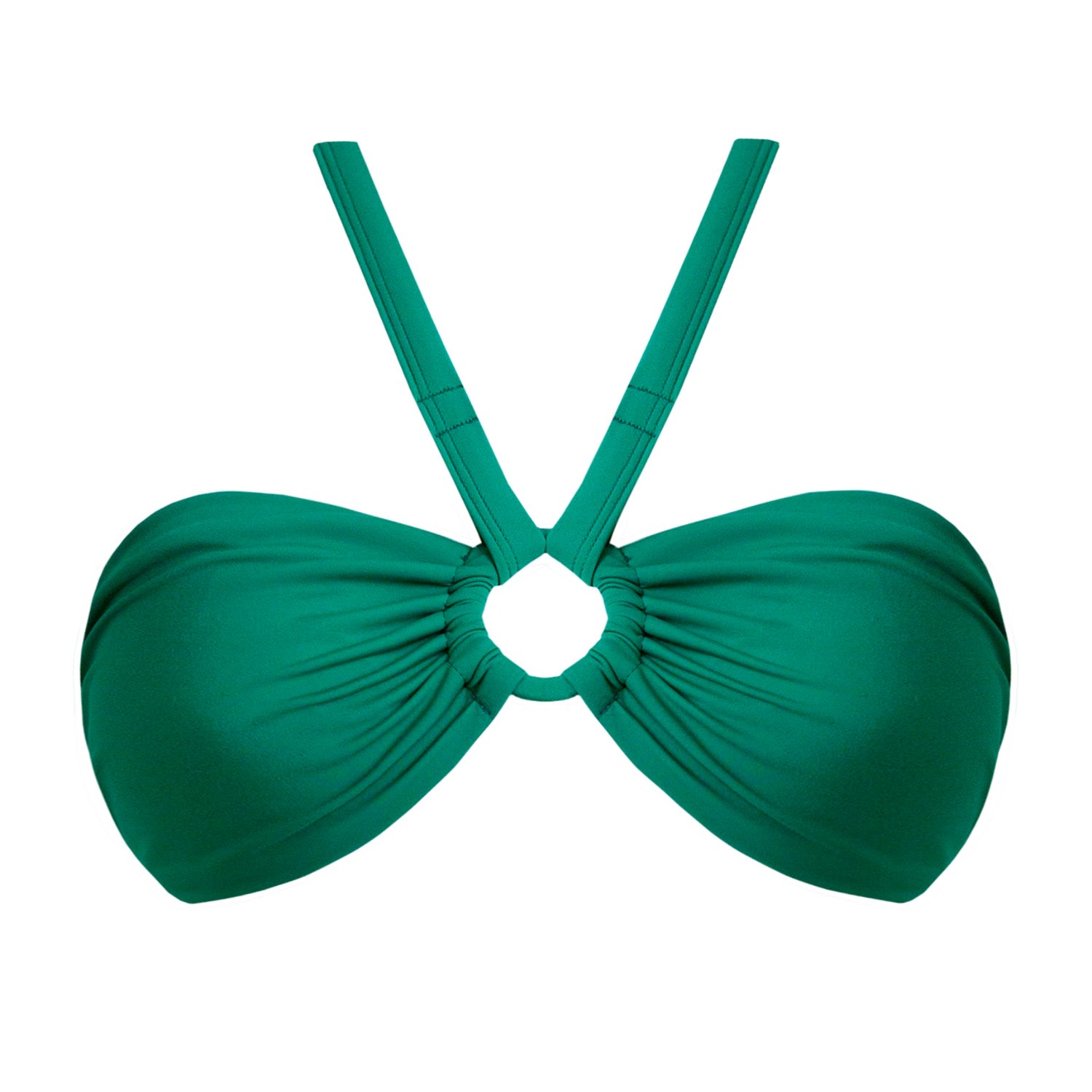 Women's Heraklion Bikini Top - Green Small LEONESSA Lingerie