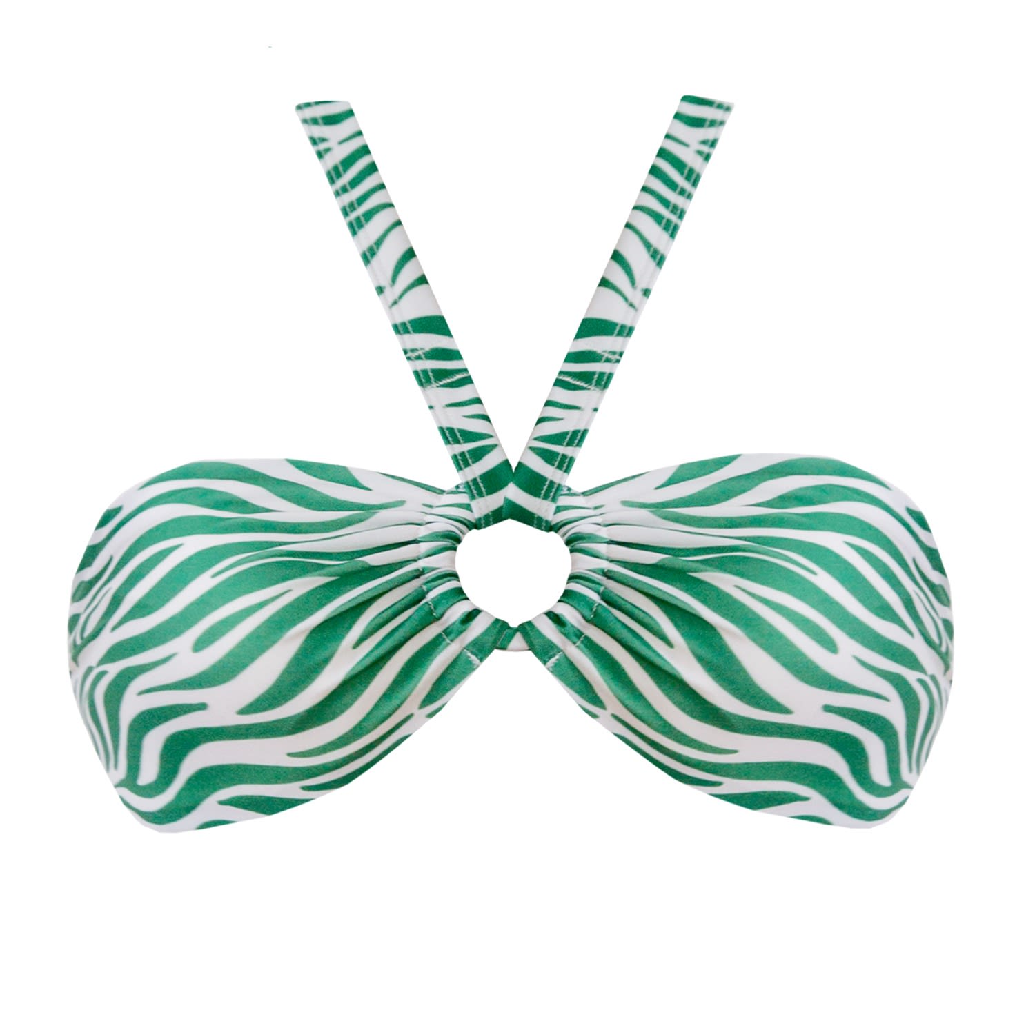 Women's Heraklion Bikini Top - Multicolour Small LEONESSA Lingerie
