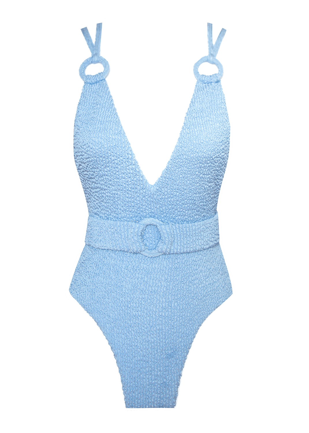 Women's Kythira Low-Back Swimsuit - Blue Small LEONESSA Lingerie
