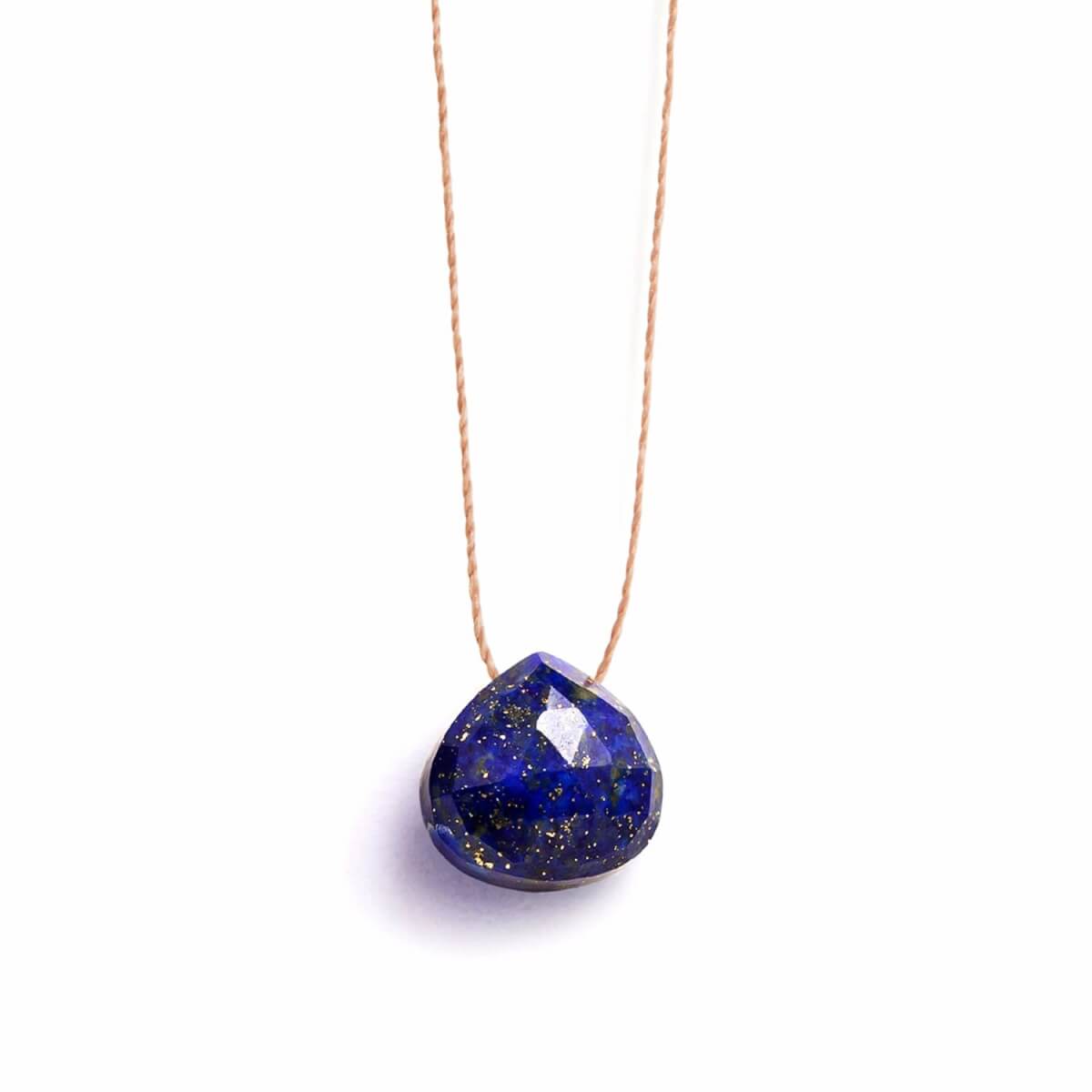 Women's Lapis Lazuli Fine Cord Necklace Wanderlust Life
