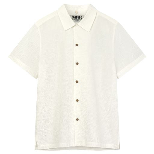 Women's Mens Spindrift Shirt - Off White Small KOMODO