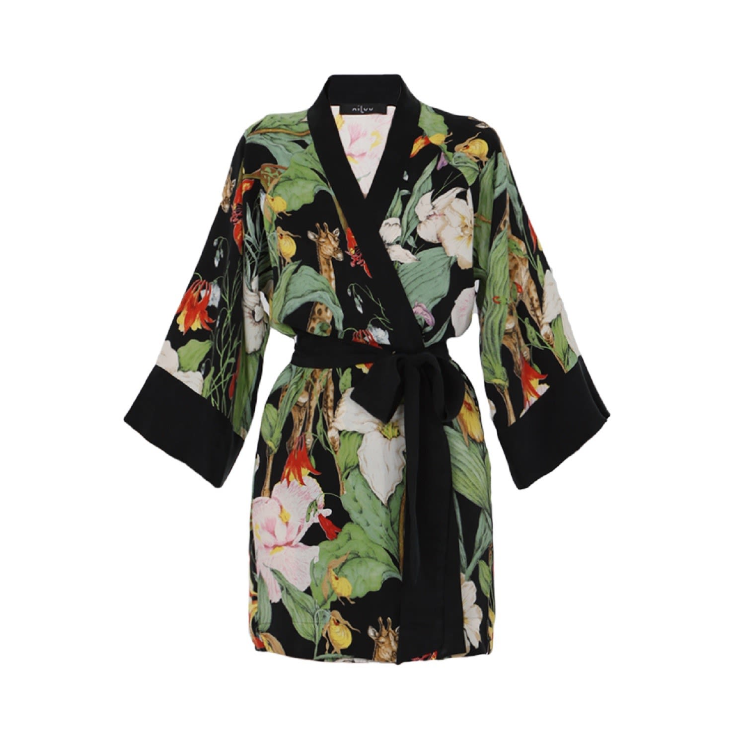 Women's Monroe Mini Kimono Robe One Size niLuu