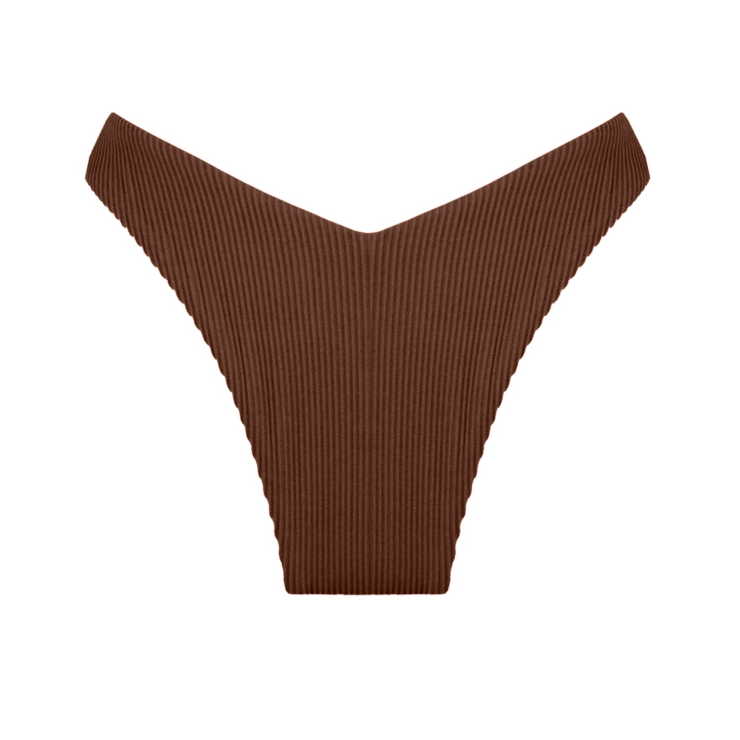 Women's Nazaré Brazilian Bikini Bottom - Brown Small LEONESSA Lingerie