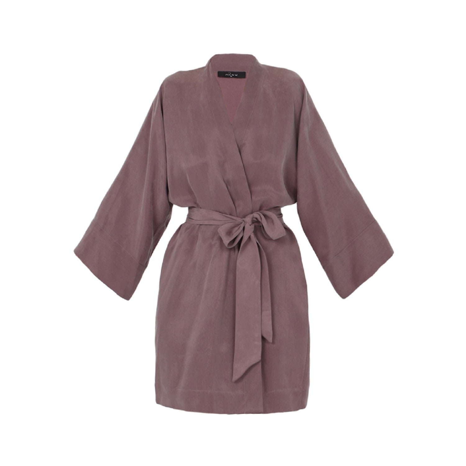 Women's Neutrals Blush Mini Kimono Robe One Size niLuu