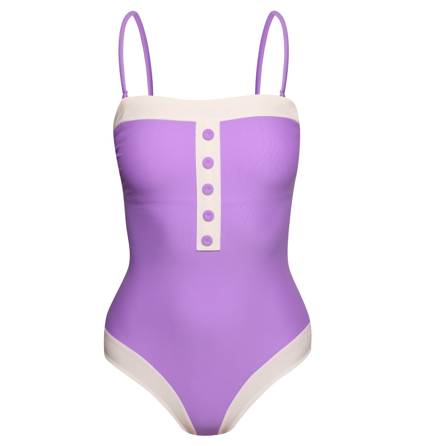Women's Pink / Purple Lavender One Piece Swimsuit Extra Small Always On Holiday