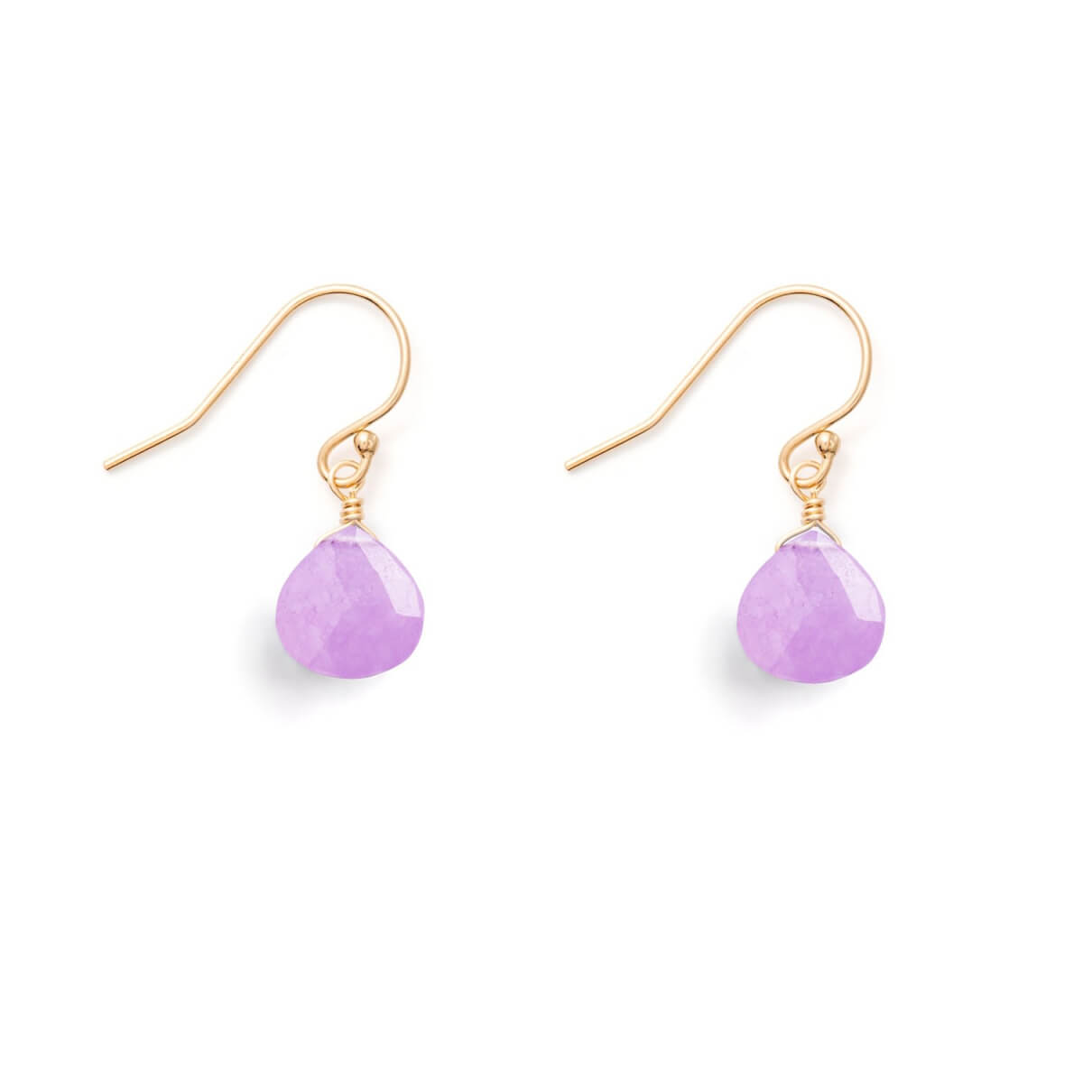 Women's Pink / Purple Lilac Jade Isla Drop Earrings Wanderlust Life