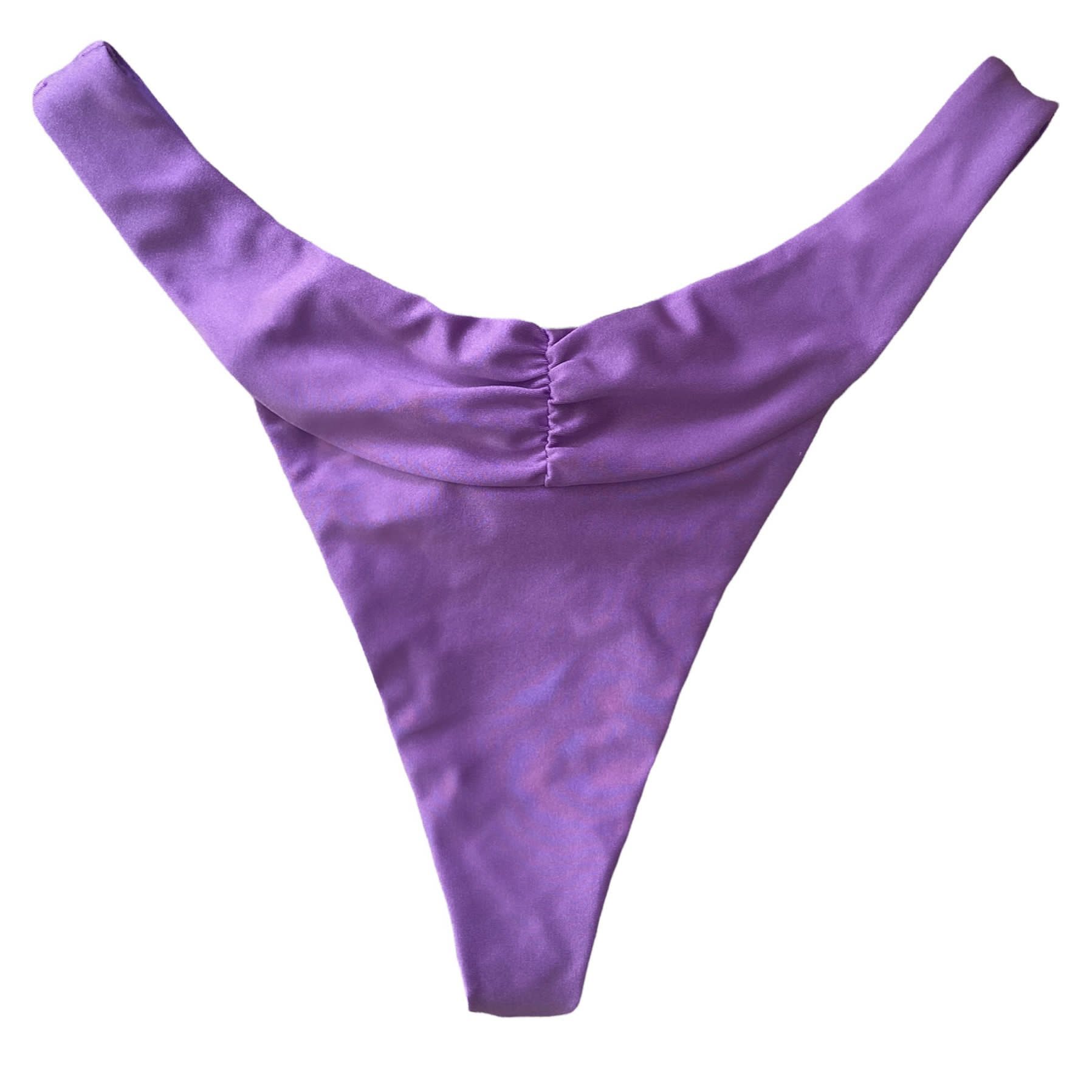 Women's Pink / Purple Malibu Bikini Bottoms Medium Wild Lovers London