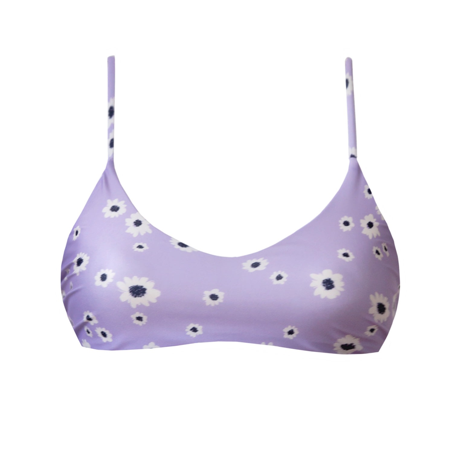 Women's Pink / Purple Monterosso Bralette Bikini Top - Pink & Purple Small LEONESSA Lingerie