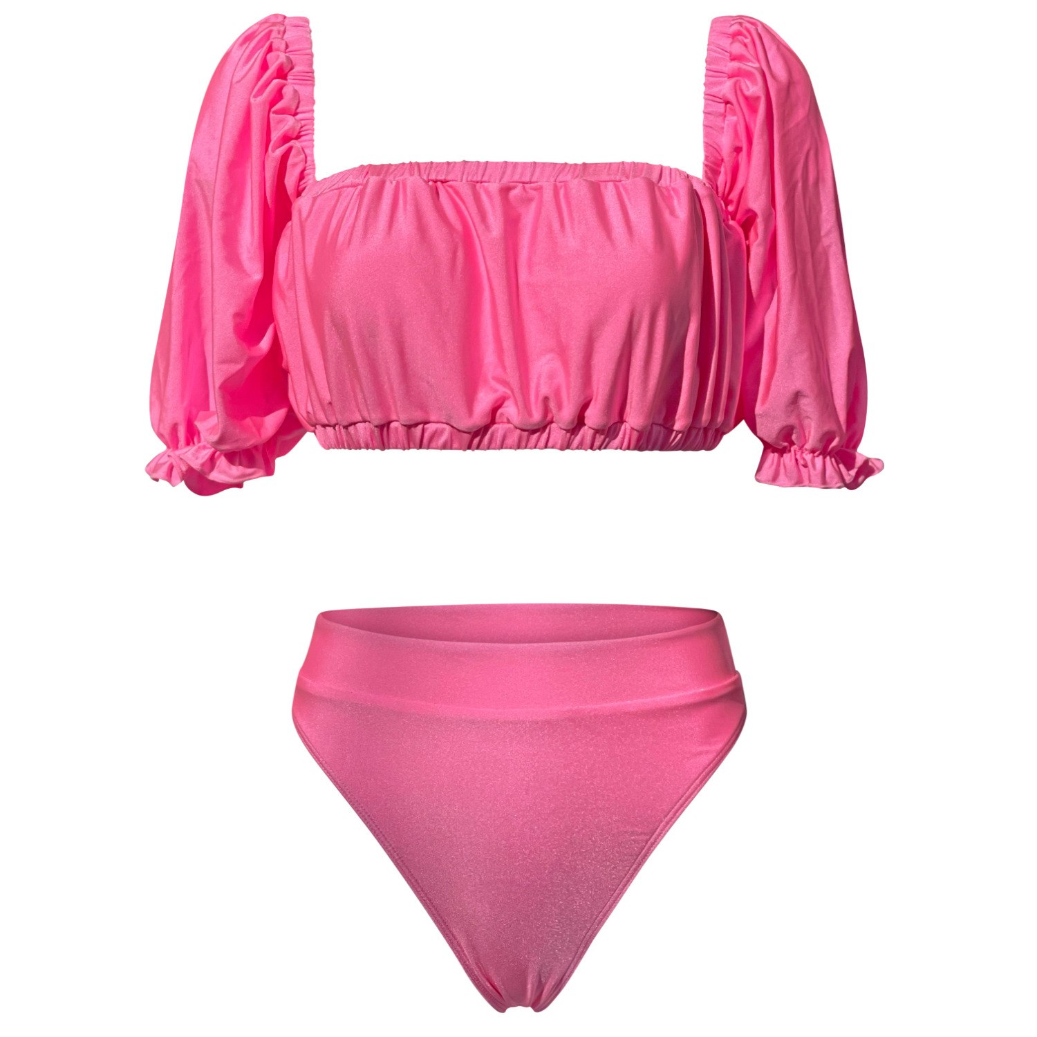 Women's Pink / Purple Pink Sporty French Riviera Bikini Top Xs/S MADELEINE SIMON STUDIO