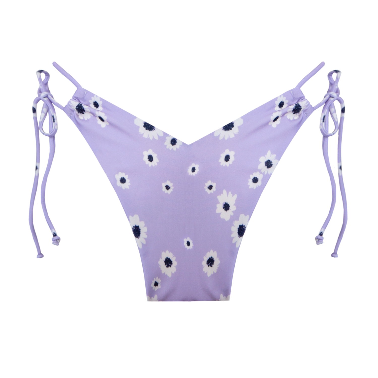 Women's Pink / Purple Portofino Strappy Bikini Bottom - Pink & Purple Small LEONESSA Lingerie