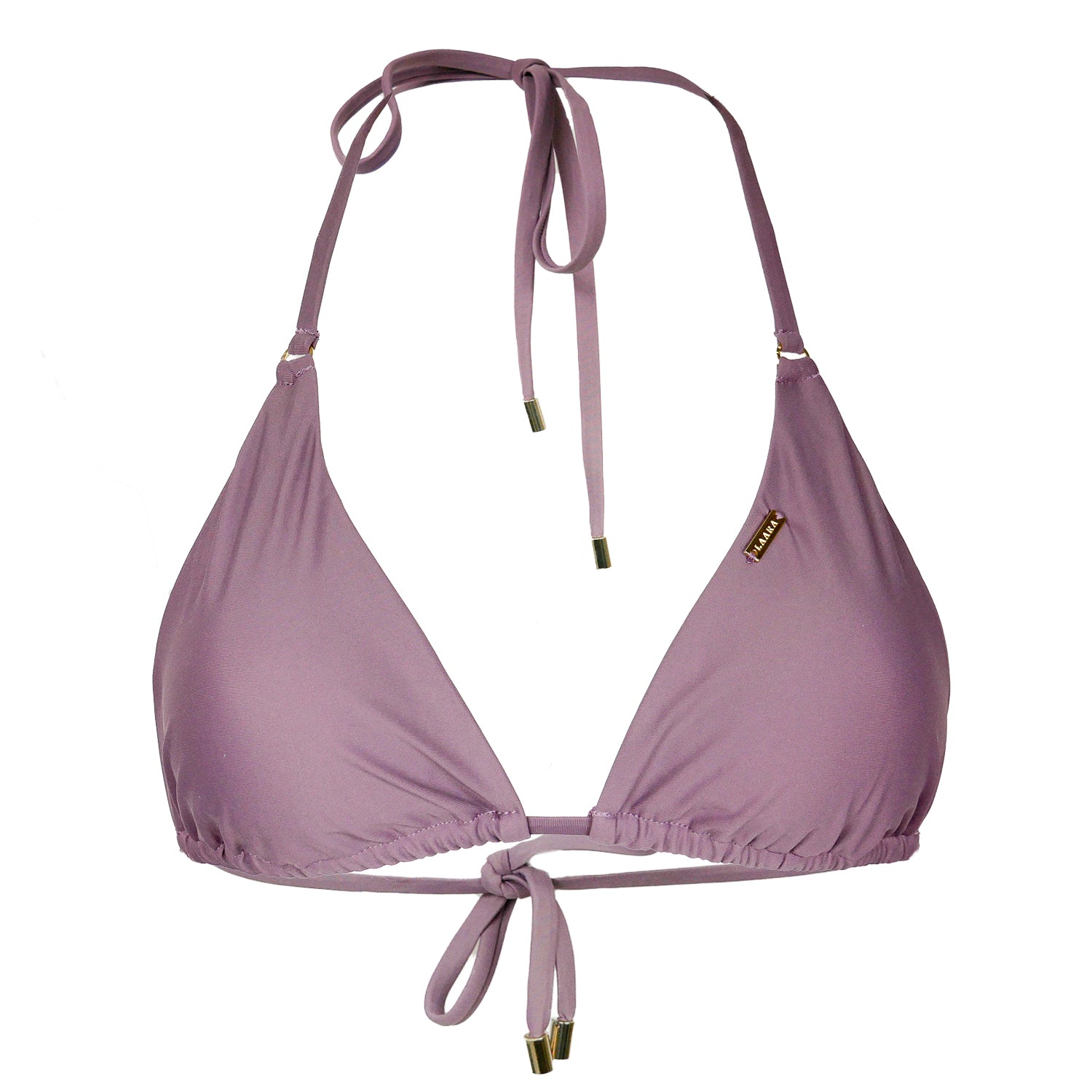 Women's Pink / Purple Rio Triangle Bikini Top - Pink & Purple Extra Small Laara Swim