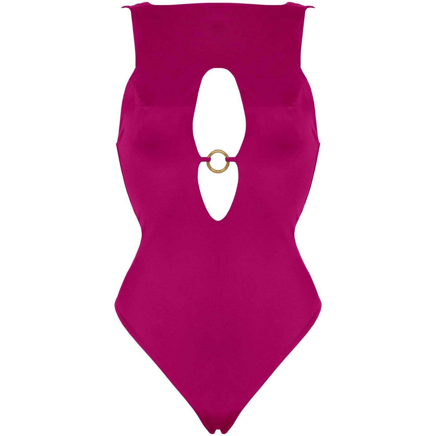 Women's Pink / Purple Venetia One-Piece Swimsuit With Cut-Out Detailing In Pink Extra Small ANTONINIAS