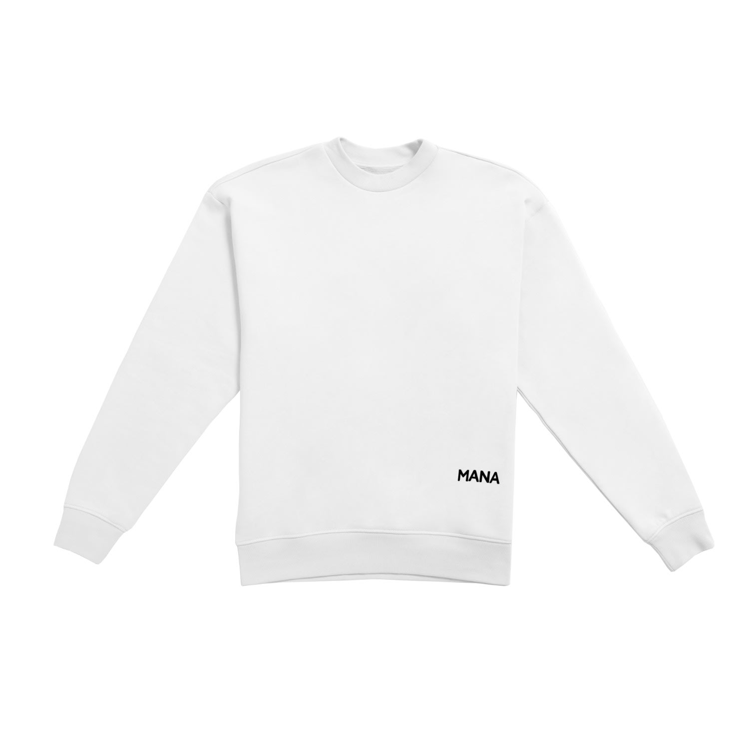 Women's Premium Edition Sweatshirt Mens In Achromatic White Extra Small MANA The Movement