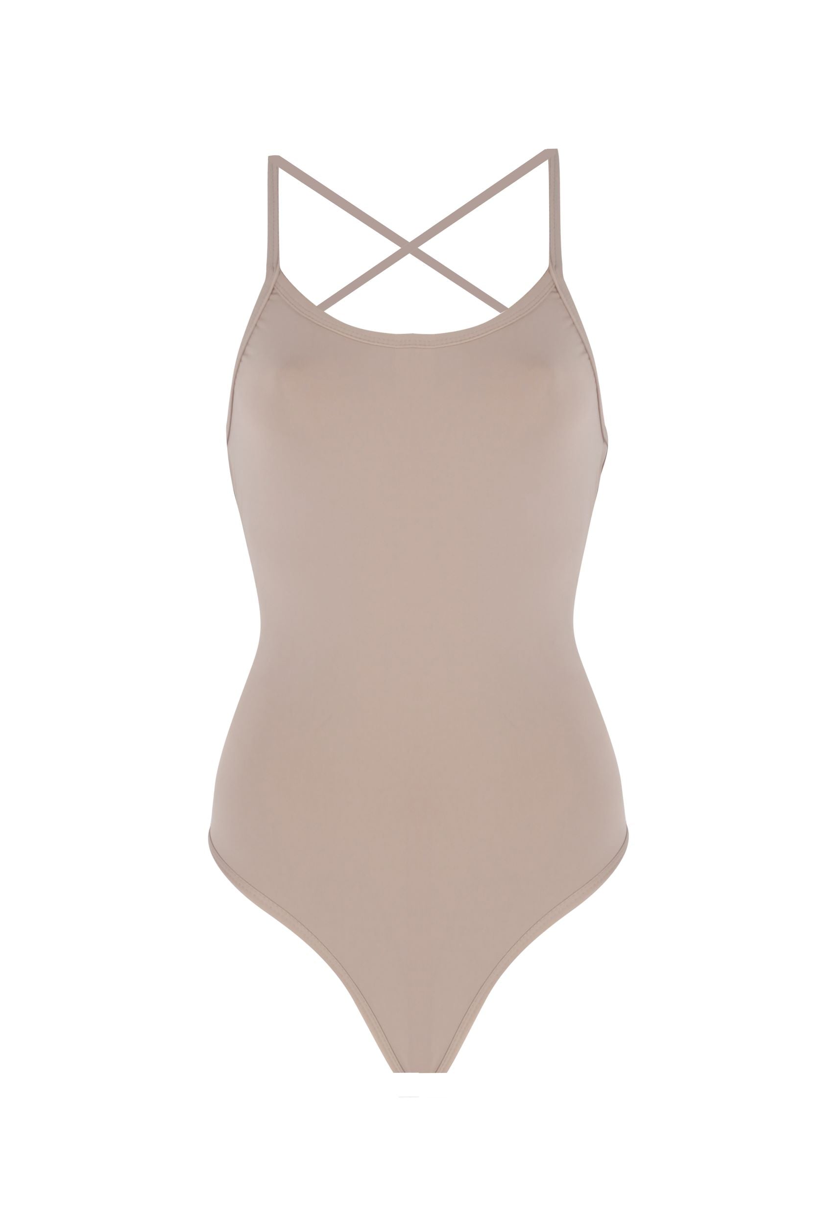 Women's Racer Swimsuit - Neutrals Extra Small Yorstruly