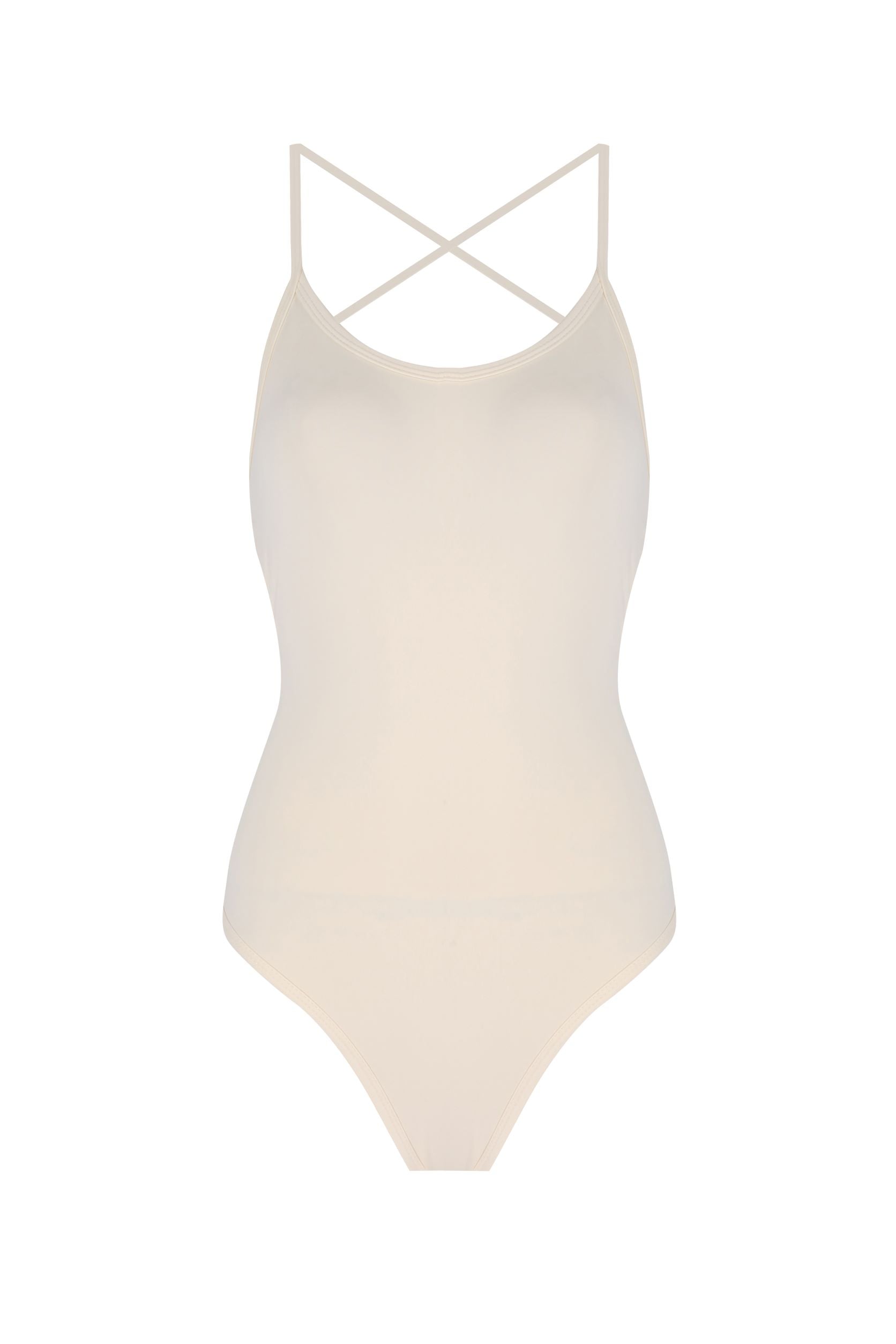 Women's Racer Swimsuit - White Extra Small Yorstruly