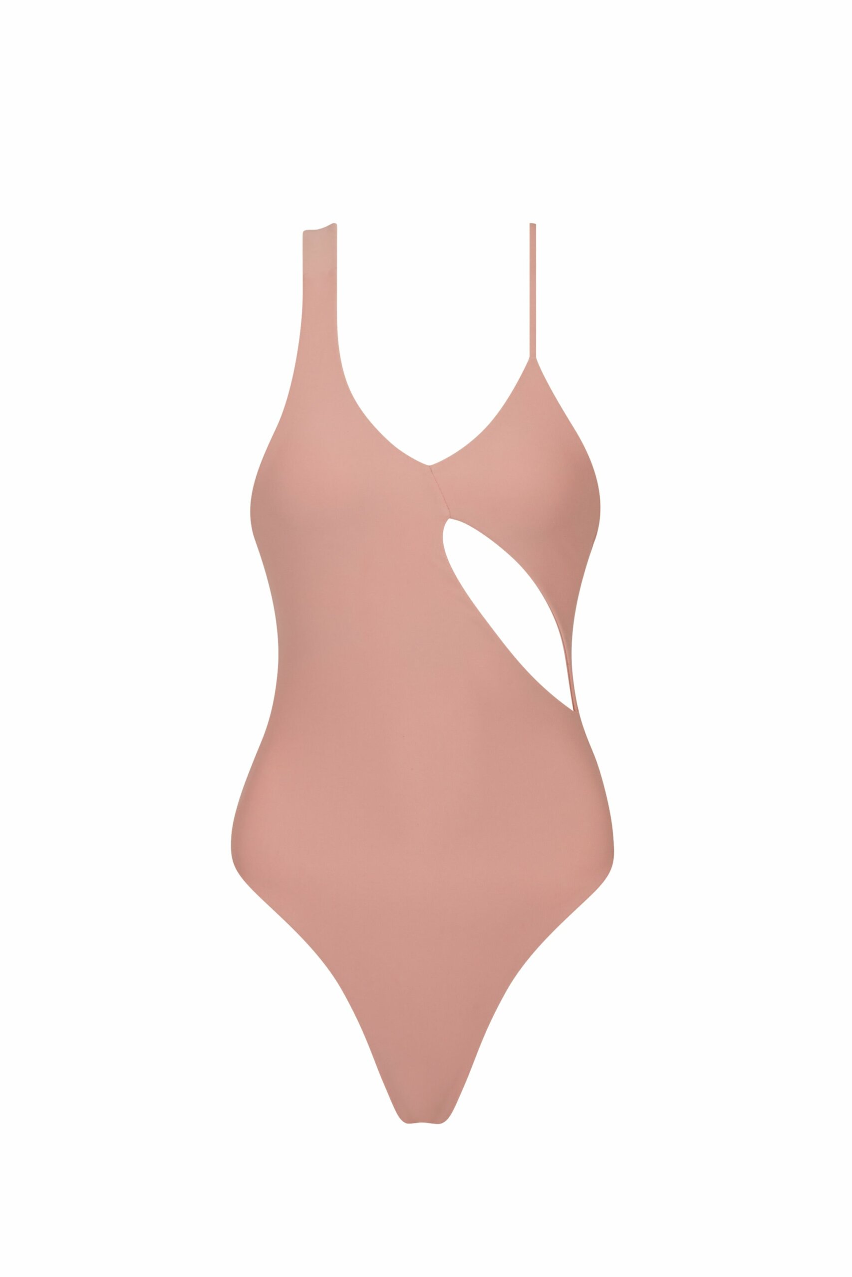 Women's Rose Gold Donna Cutout Swimsuit Small SAGESWM