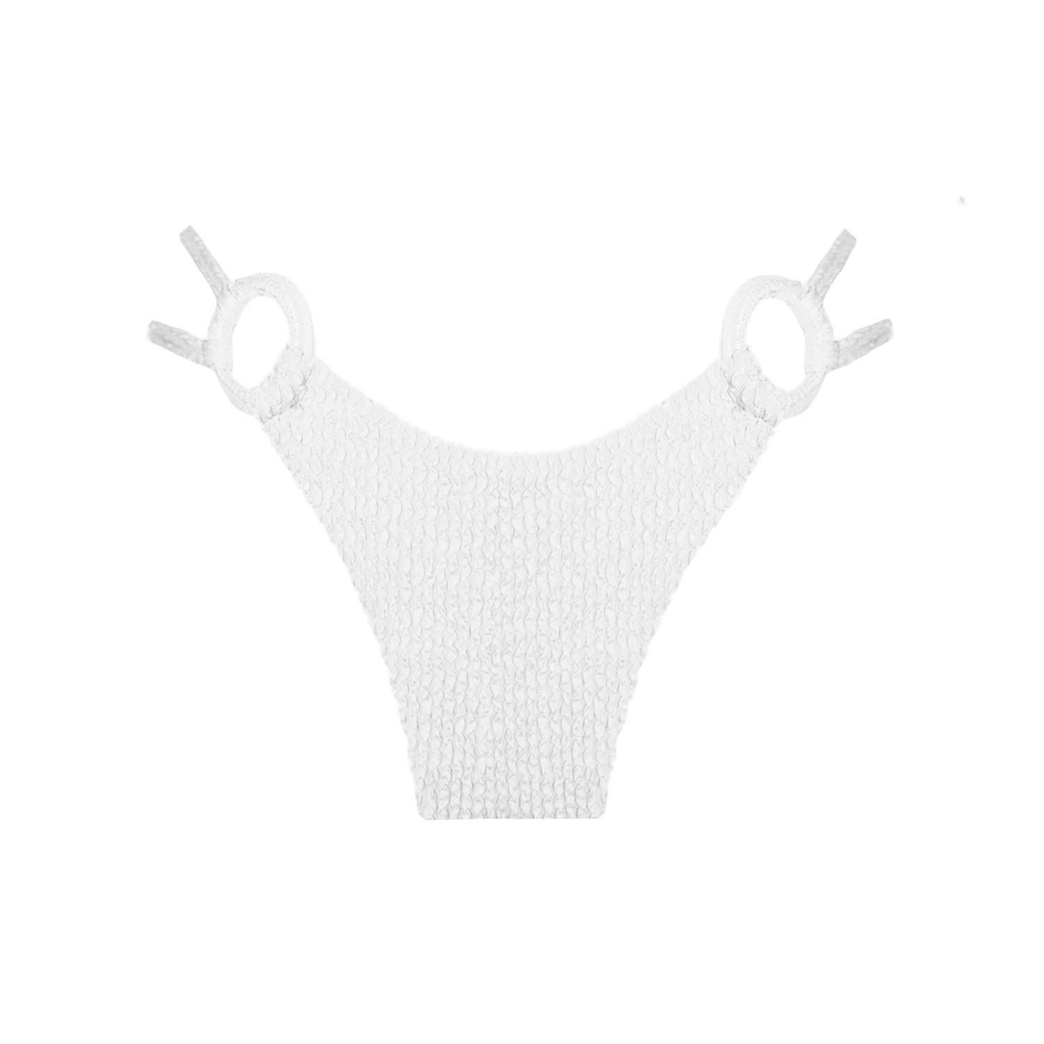 Women's Saint-Tropez Bikini Bottom - White Small LEONESSA Lingerie