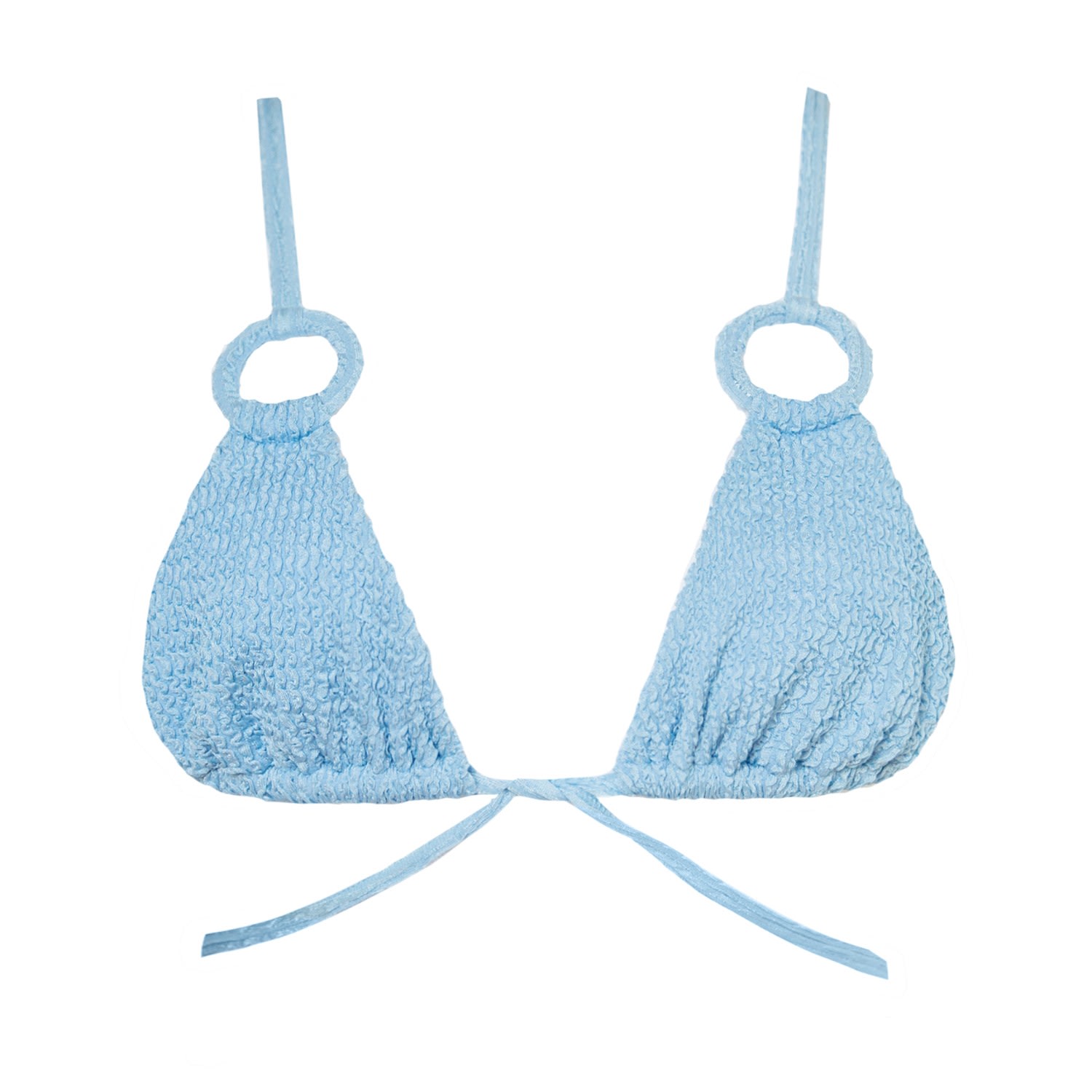 Women's Saint-Tropez Triangle Bikini - Blue Small LEONESSA Lingerie