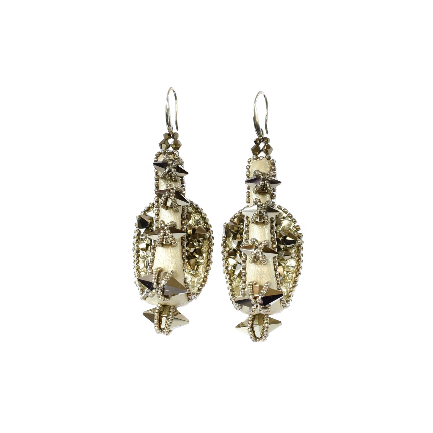 Women's Svana Earrings Light Gold Elevée Jewels