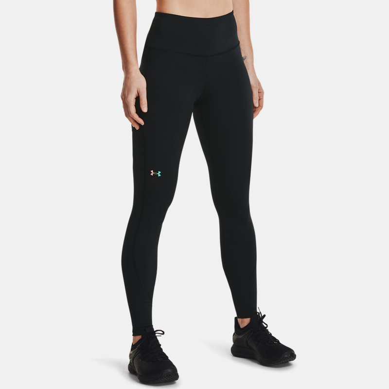 Women's Under Armour RUSH™ No-Slip Waistband Full-Length Leggings Black / Iridescent XXL