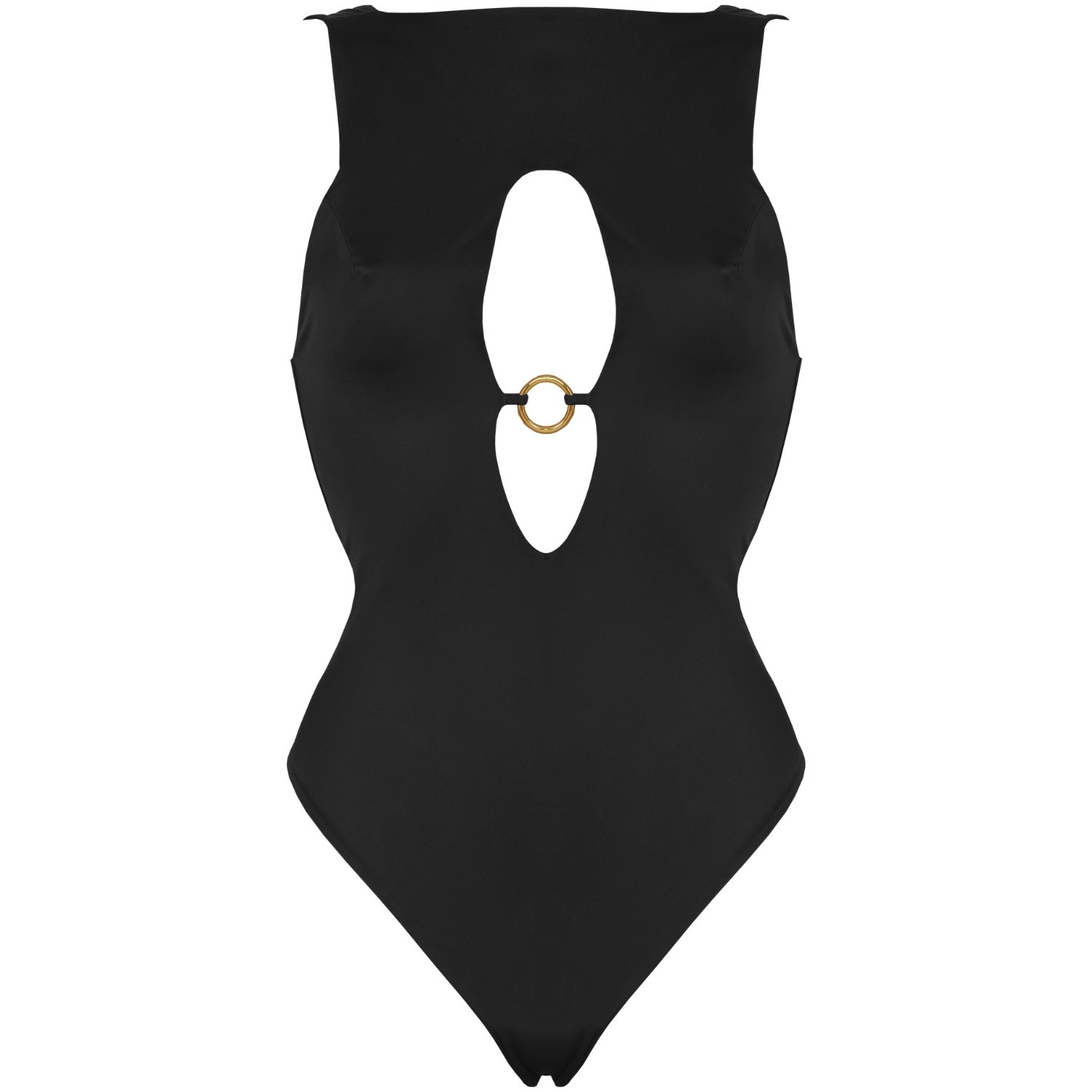 Women's Venetia One-Piece Swimsuit With Cut-Out Detailing In Black Extra Small ANTONINIAS