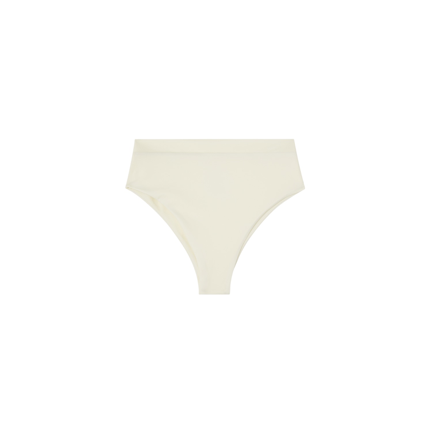 Women's White Chloé High Waisted Bikini Bottom In Ivory Small AJLA THE LABEL