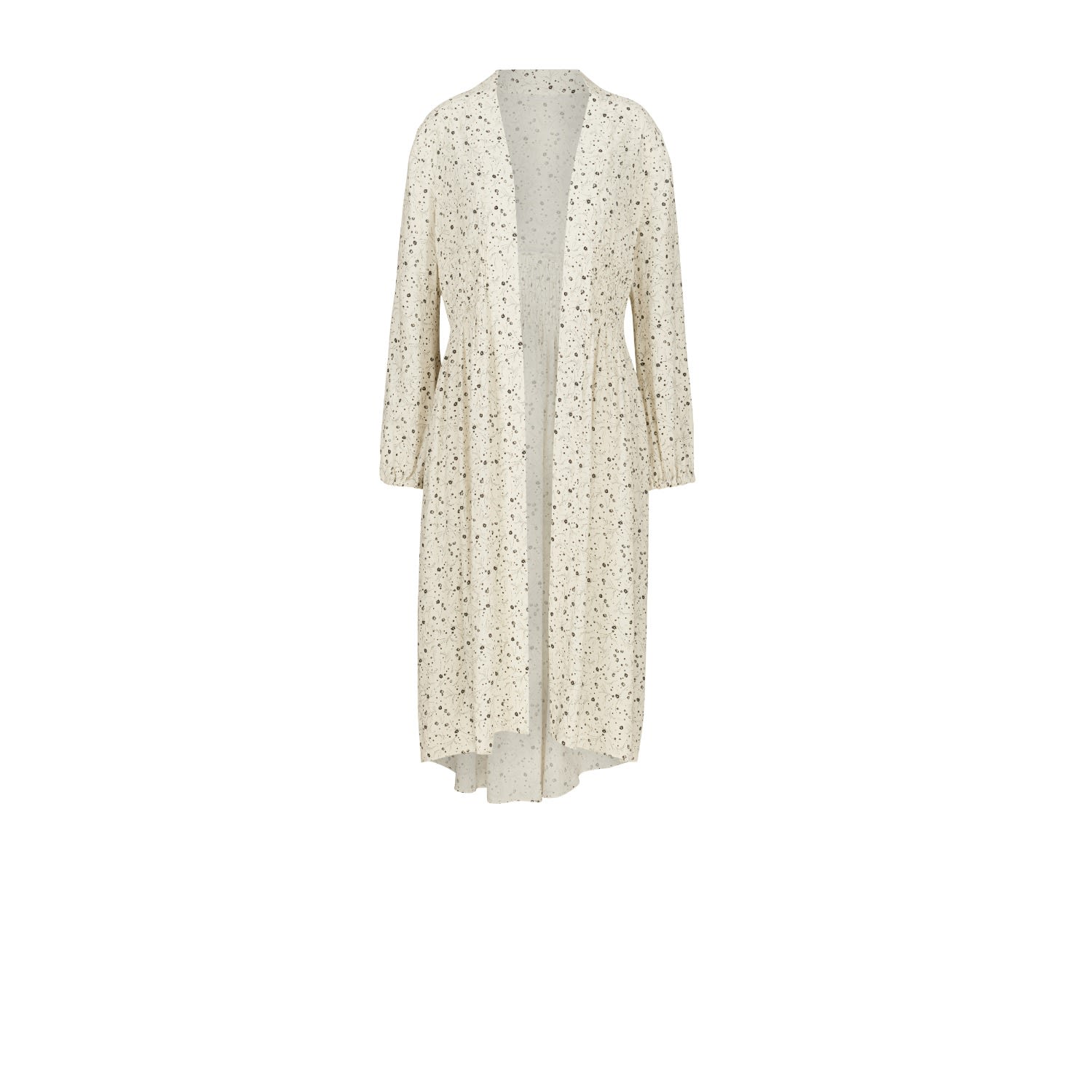 Women's White Gaia Ivory Smock Kimono Extra Small Ethereal London