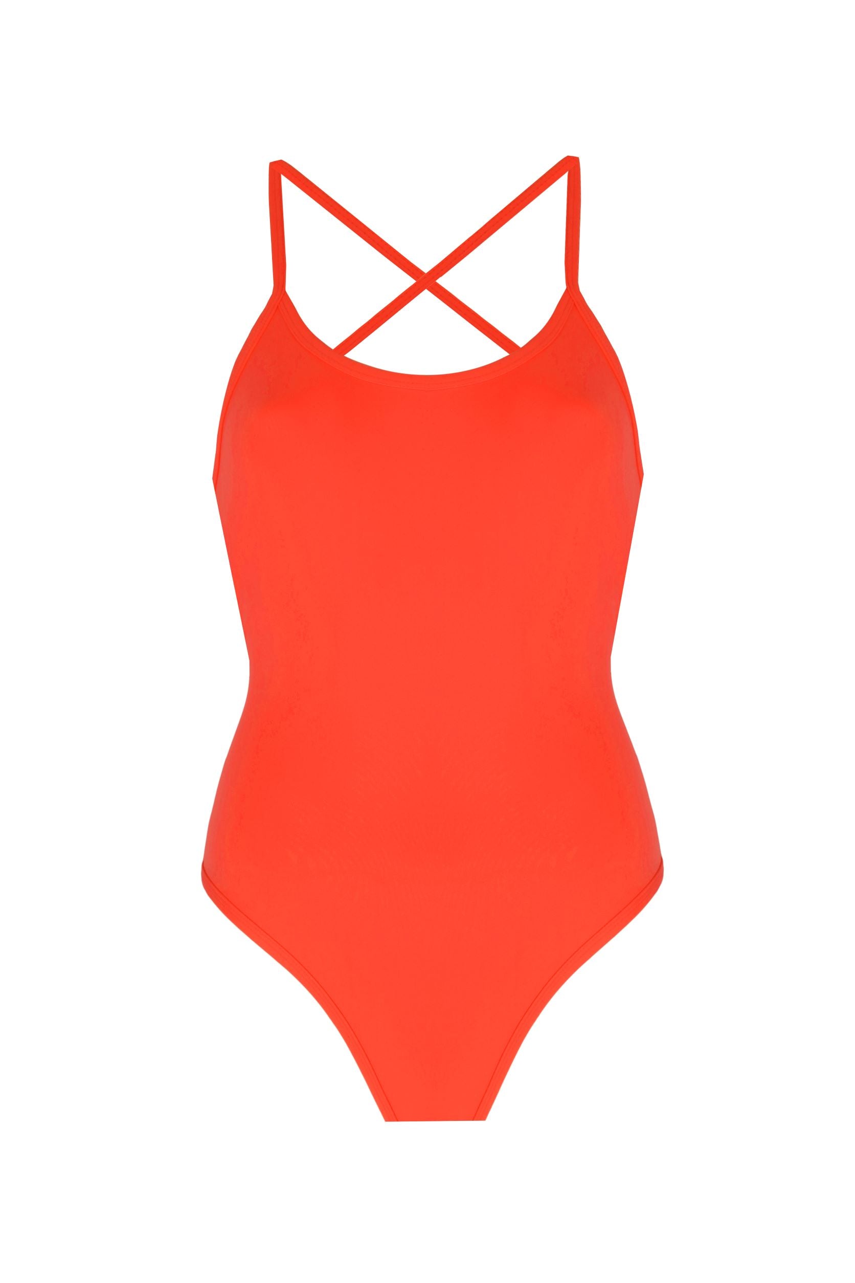 Women's Yellow / Orange Racer Swimsuit - Yellow & Orange Extra Small Yorstruly